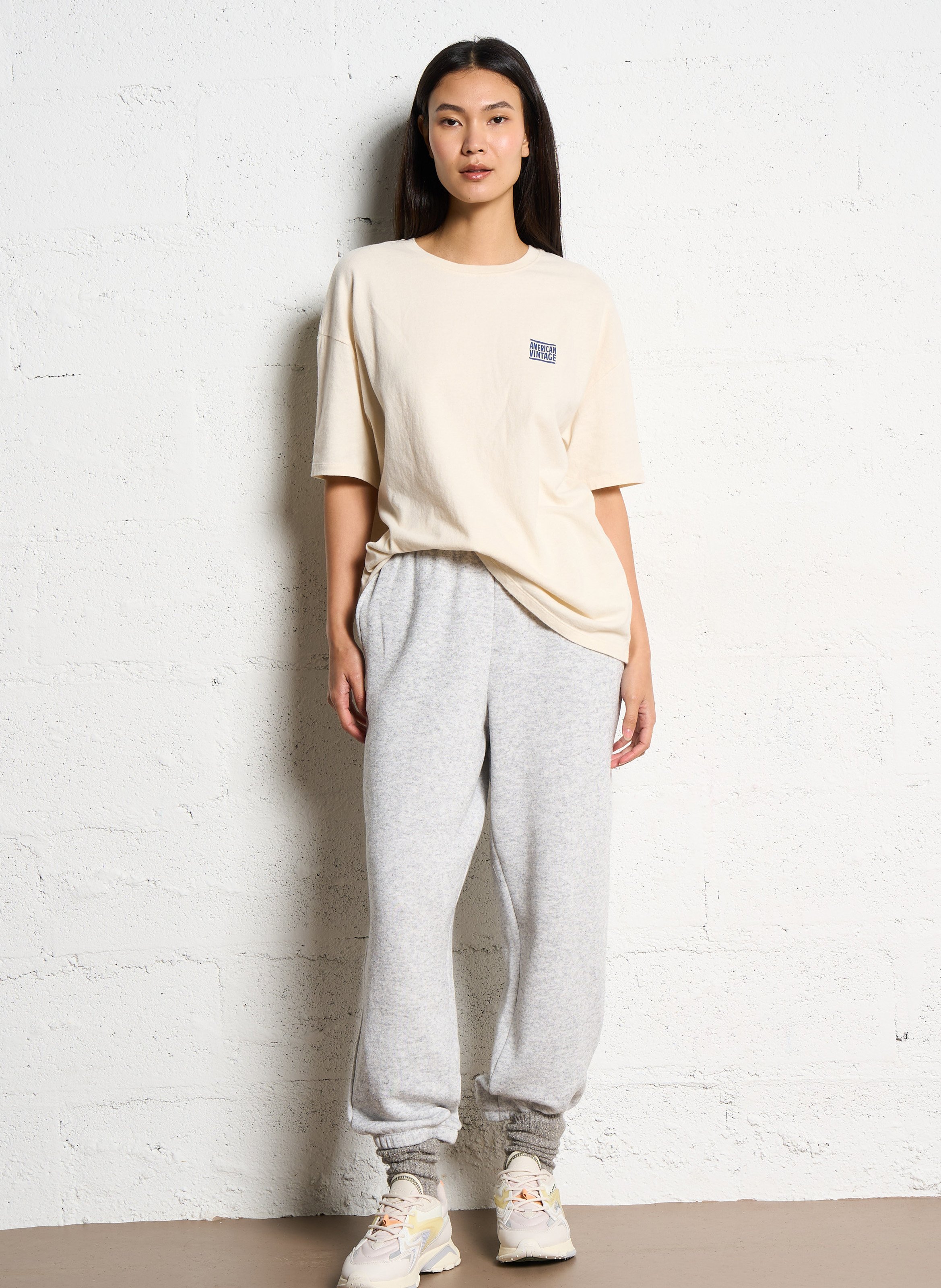 Jogging evona AMERICAN VINTAGE Gris