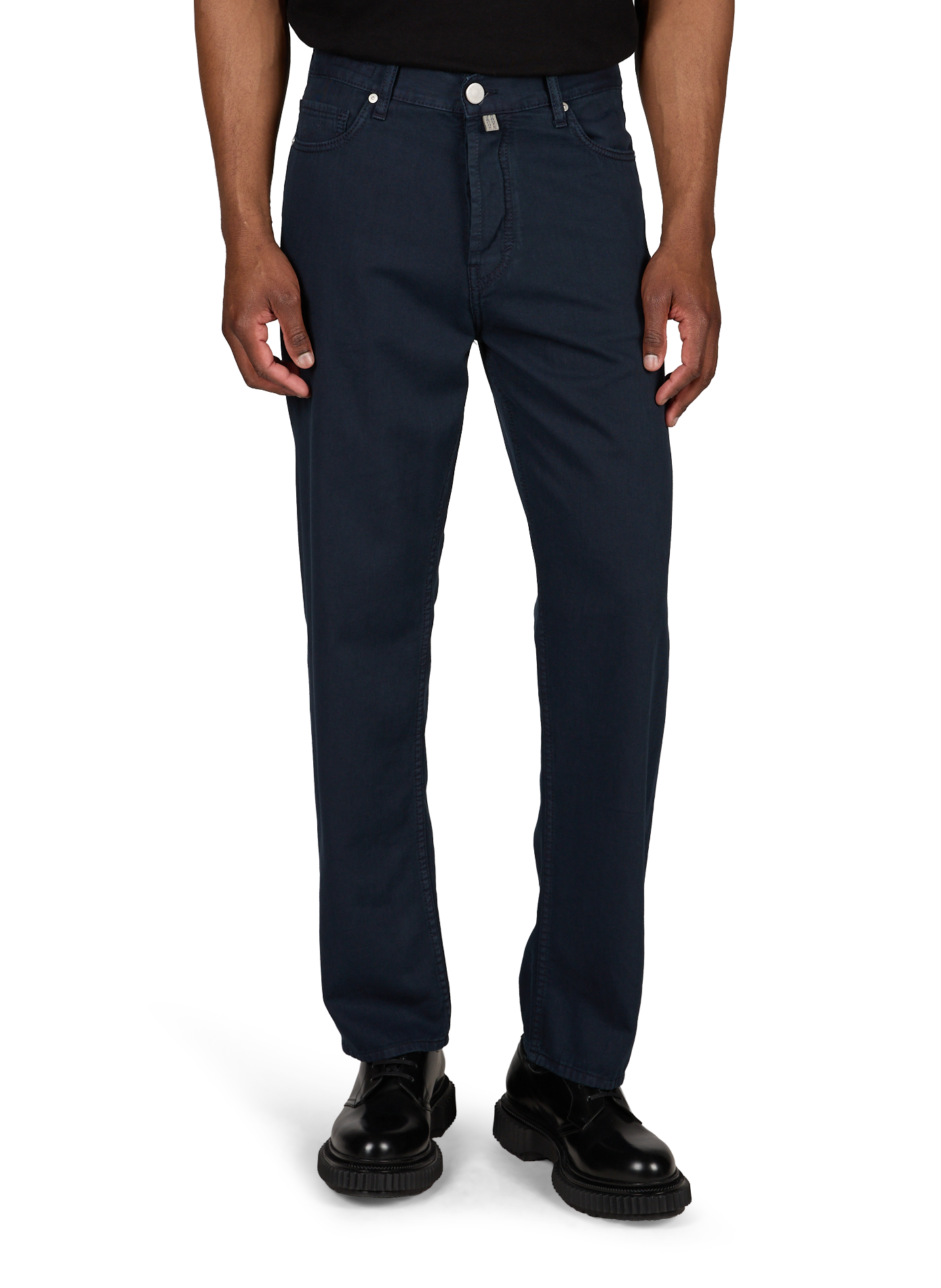 Jean regular en coton JACOB COHEN Bleu