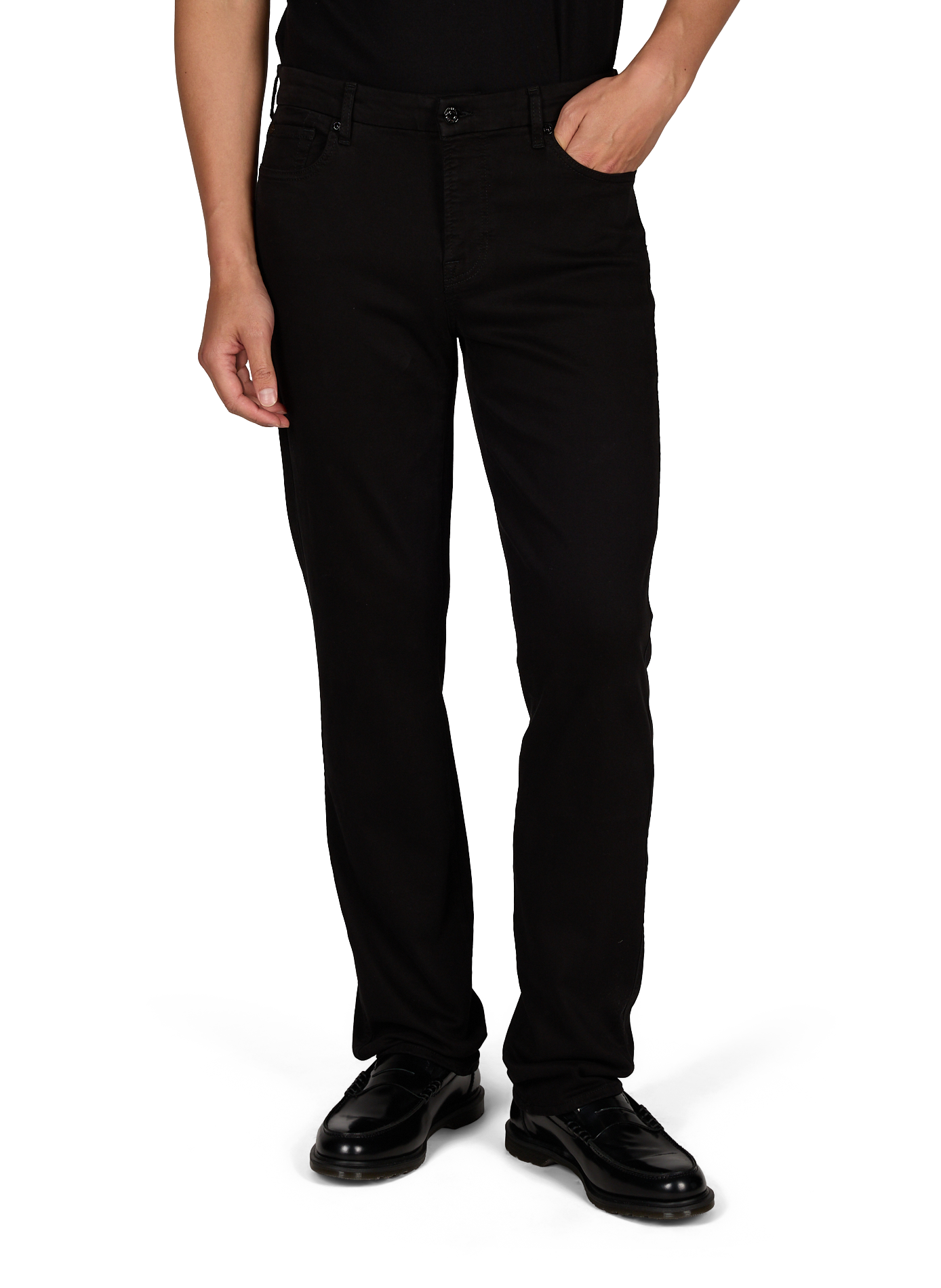 Gerade Hose 7 FOR ALL MANKIND Schwarz