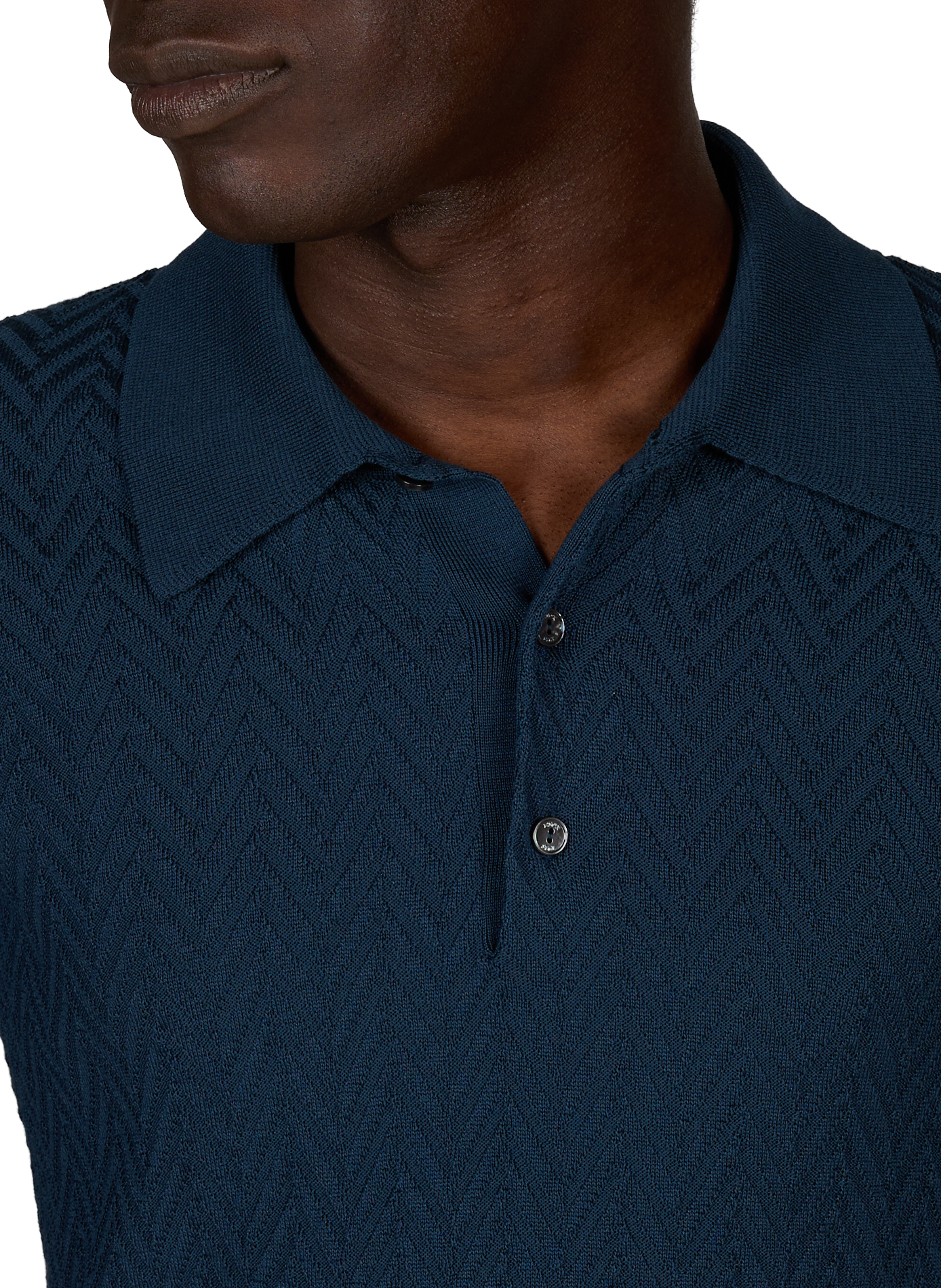 Polo-Strickpullover ETON Blau