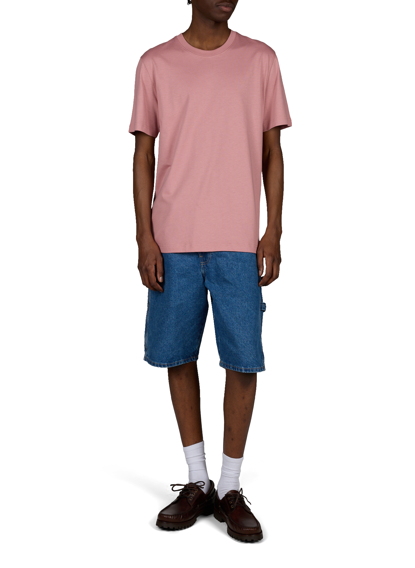 Tee-shirt droit uni ETON Pink