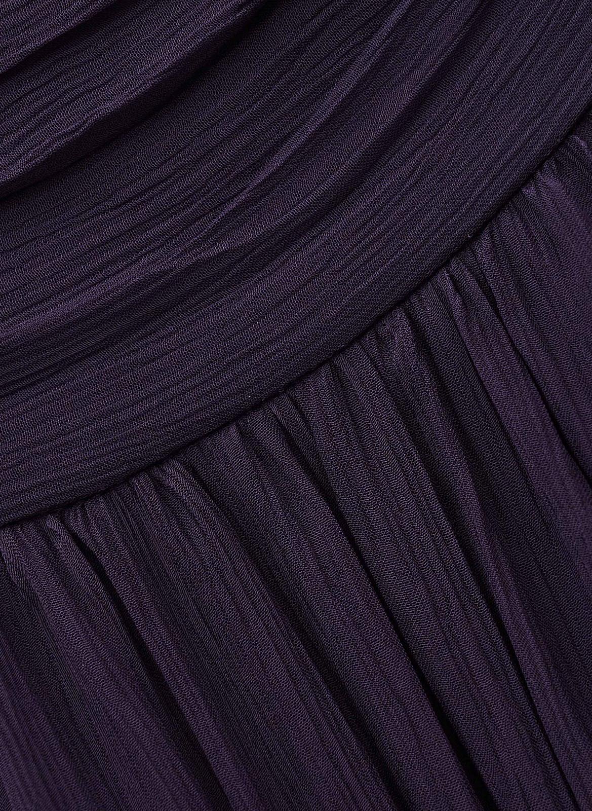 Top droit col montant oia BA&SH Violet