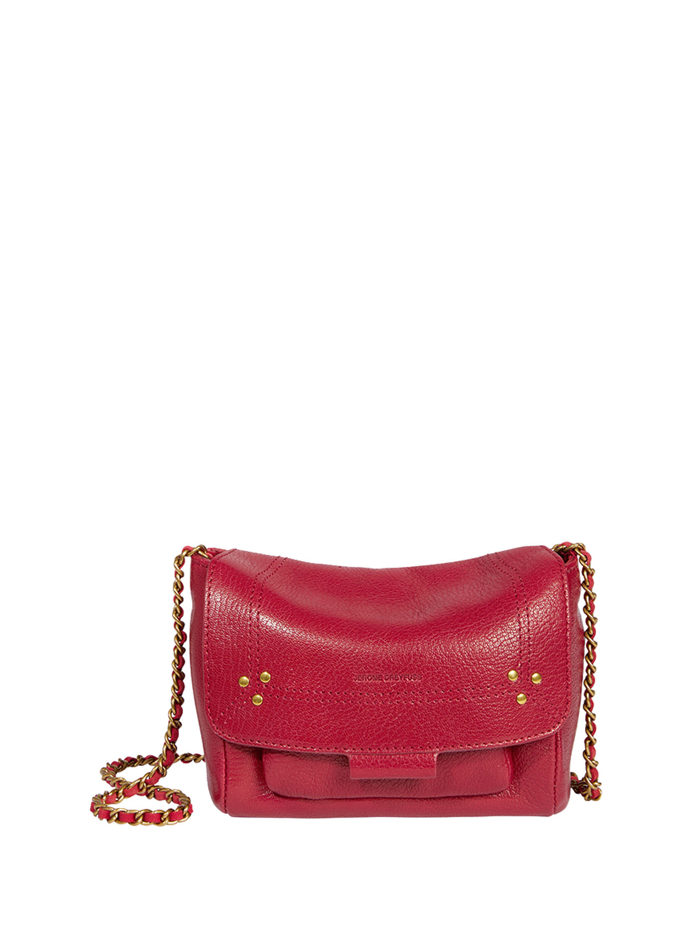 Sac Lulu S en cuir de chèvre JÉRÔME DREYFUSS Rouge