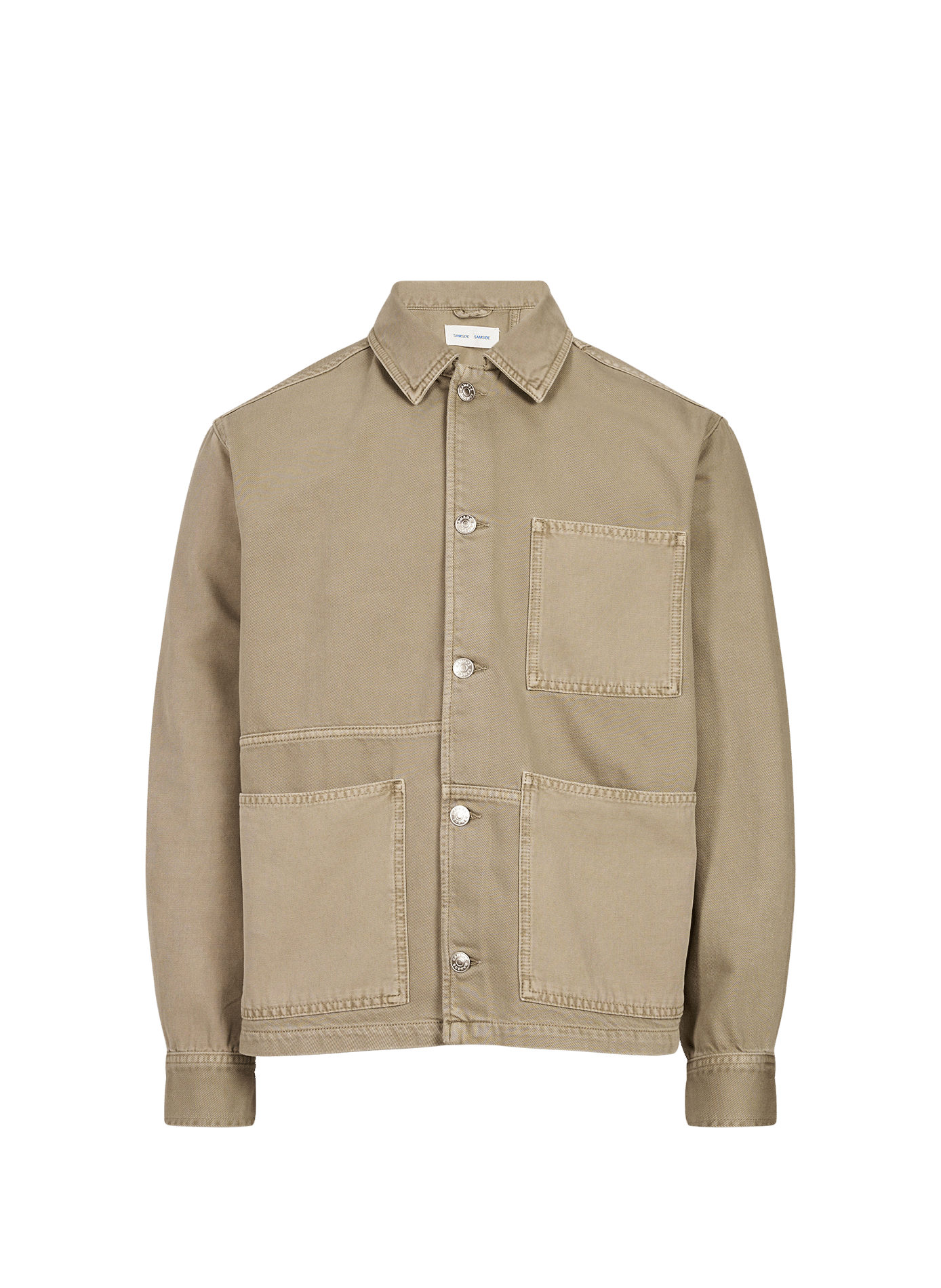 Straight Sachore cotton jacket SAMSOE SAMSOE Beige