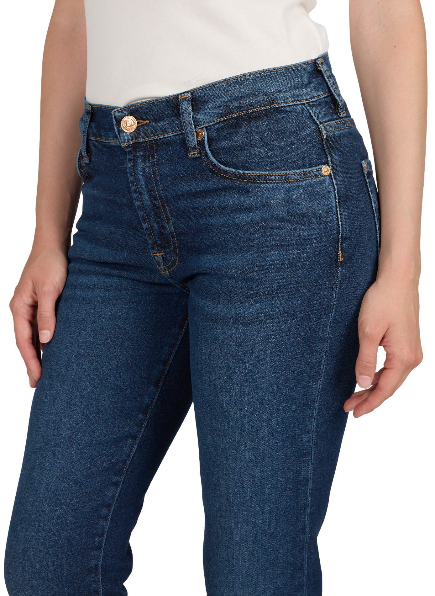 Flared jeans 7 FOR ALL MANKIND Blue