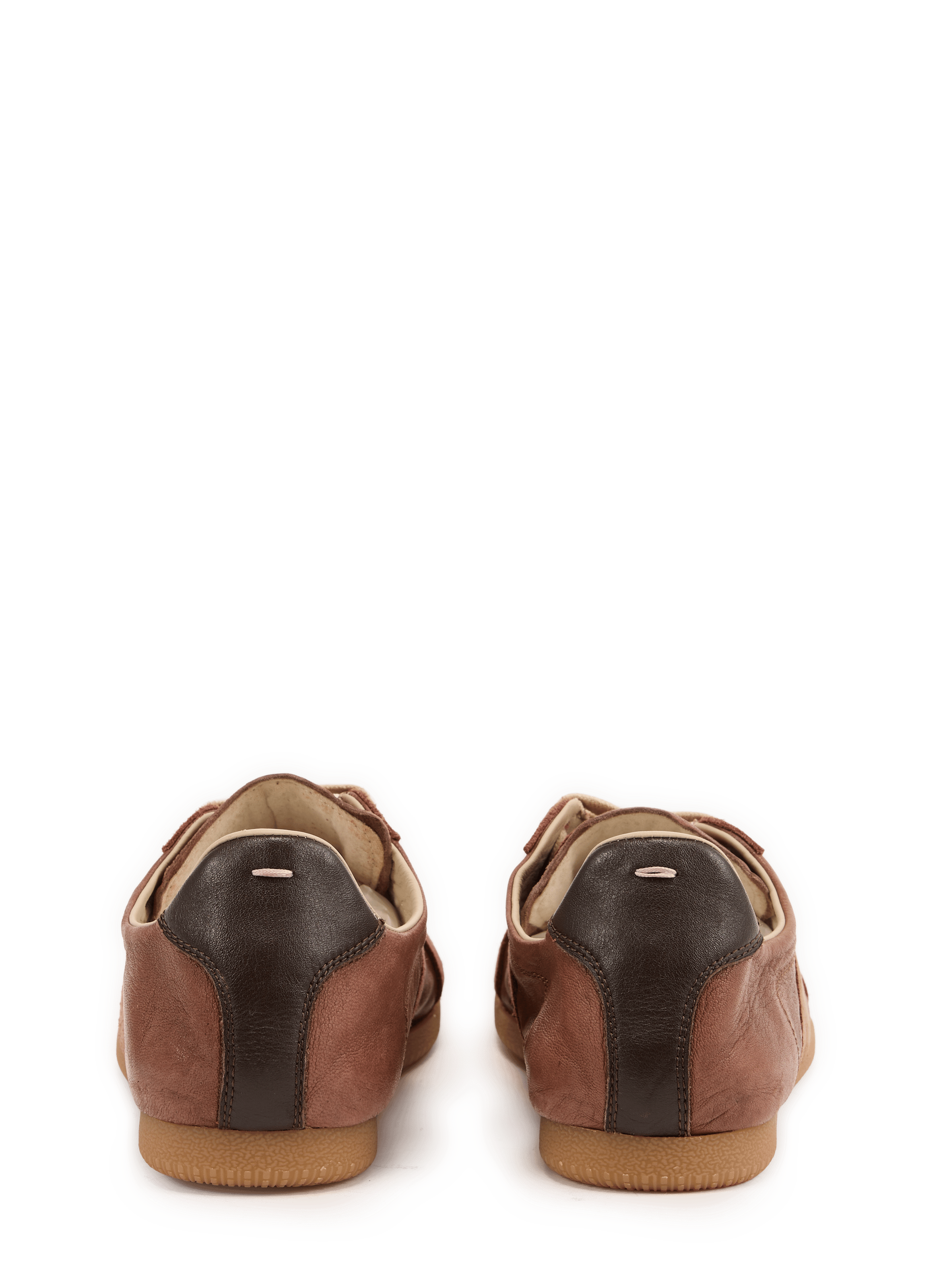 Low-top leather sneakers MAISON MARGIELA Brown