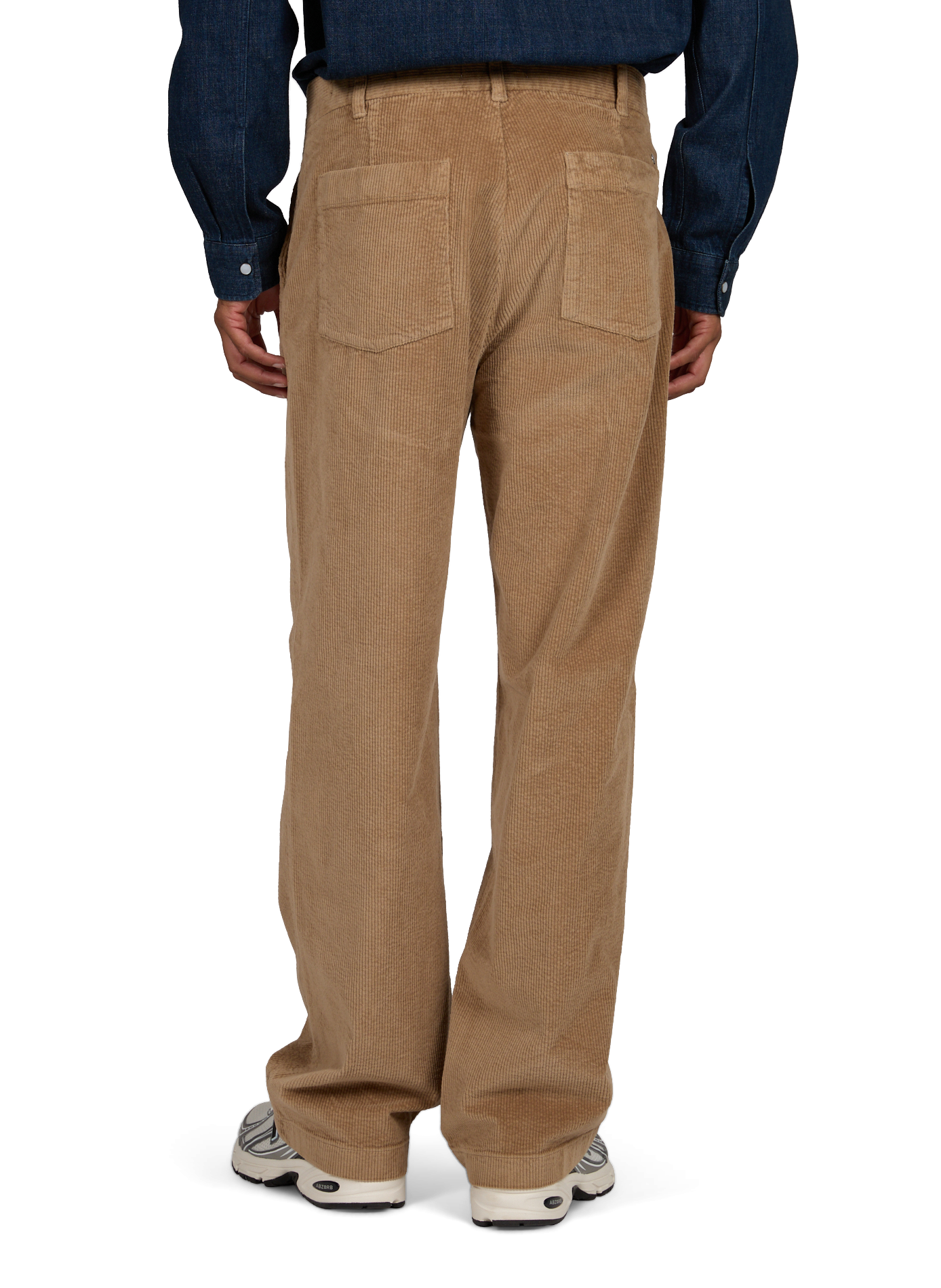 Straight cotton-blend trousers CLOSED Beige