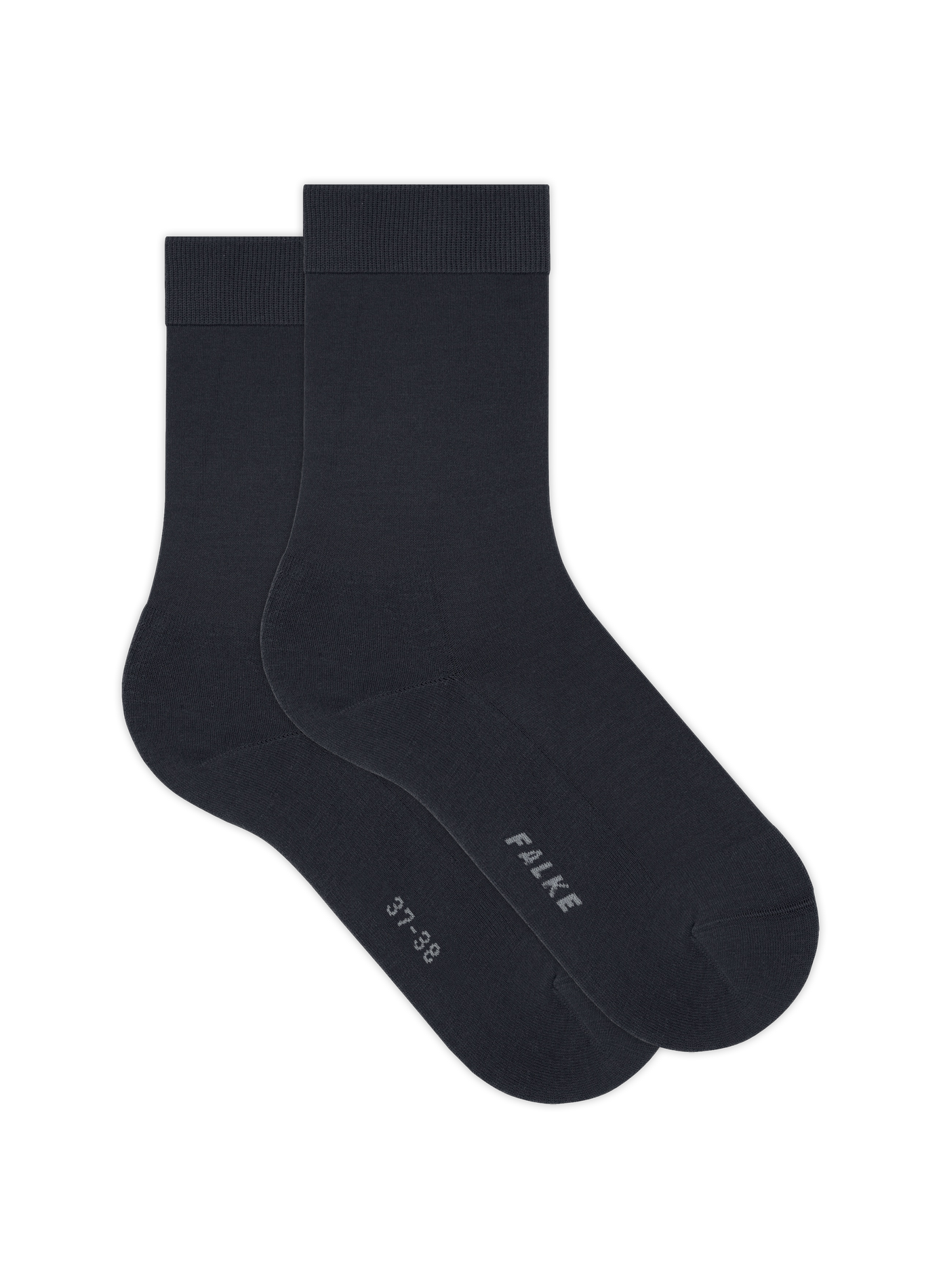 Solid mid-calf socks FALKE Blue