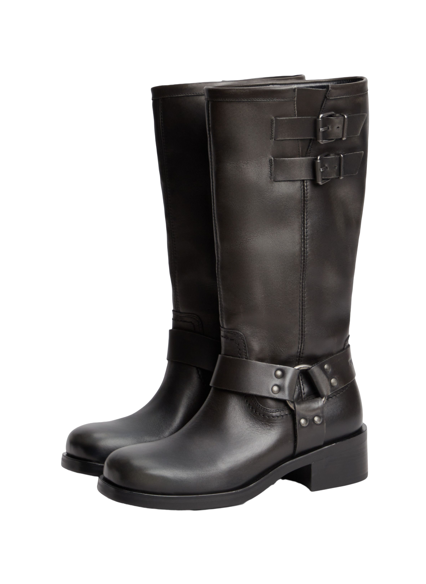 Tall leather boots  TOMMY HILFIGER Black