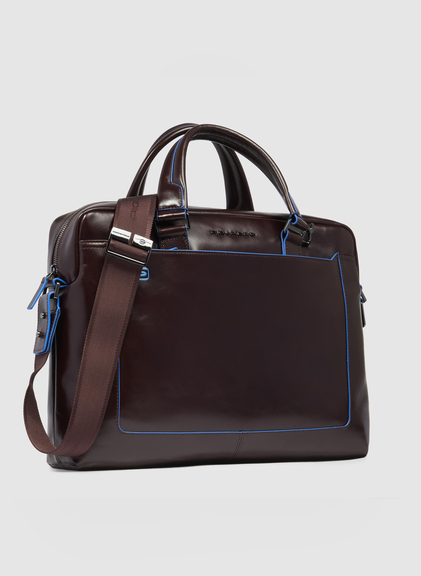 Sac personnalisable pour ordinateur 14" PIQUADRO Marron
