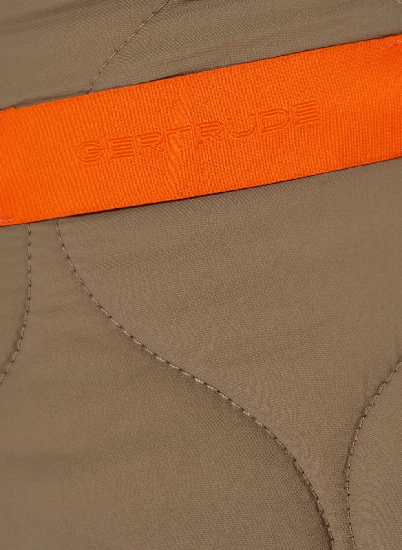 Veste matelassée droite GERTRUDE Marrone