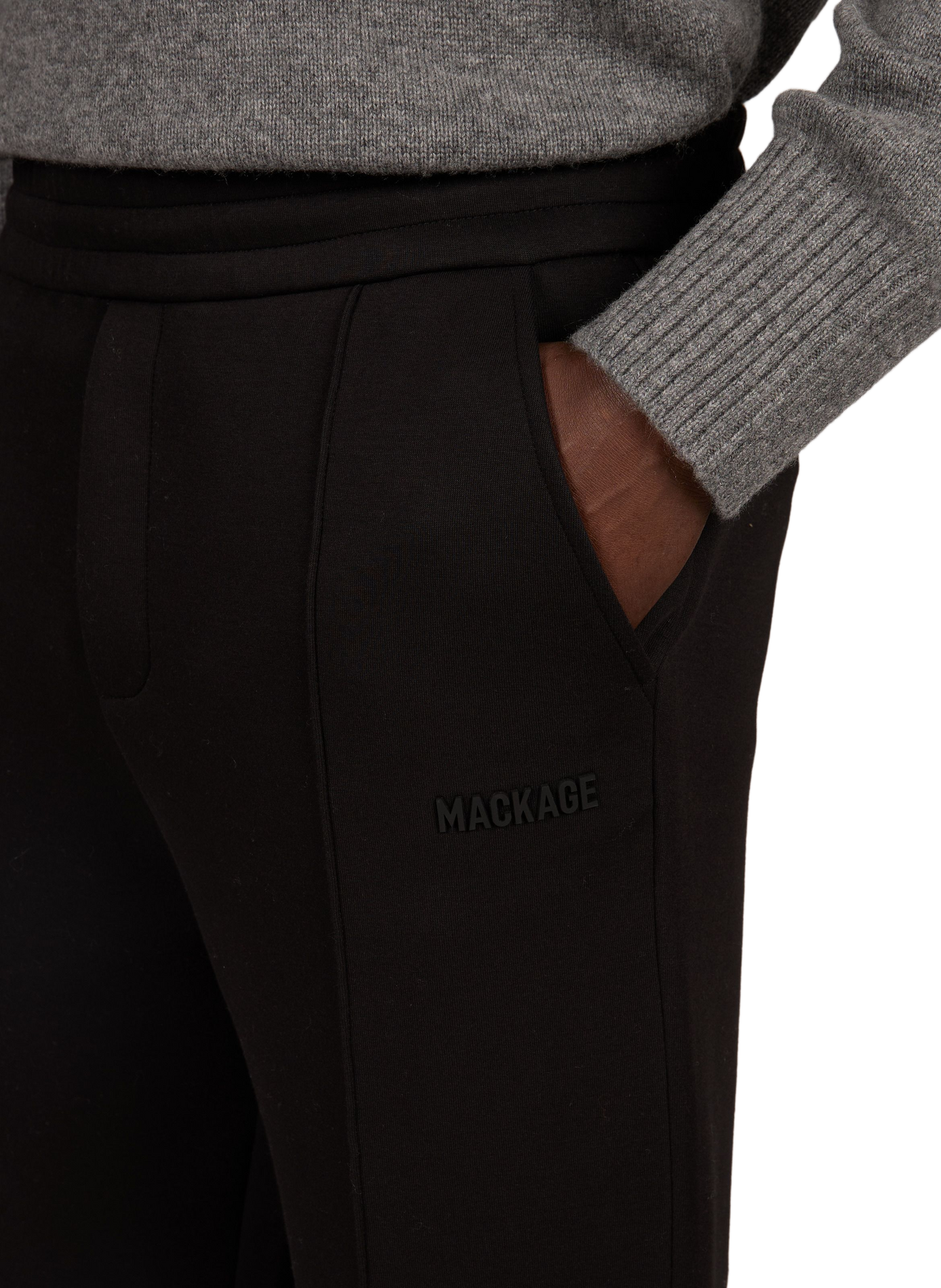 Jamil-z Double-Faced Jersey Sweatpants MACKAGE Black