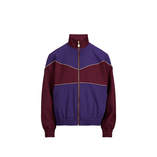 Blouson col montant zippé uni Blouson col montant zippé uni