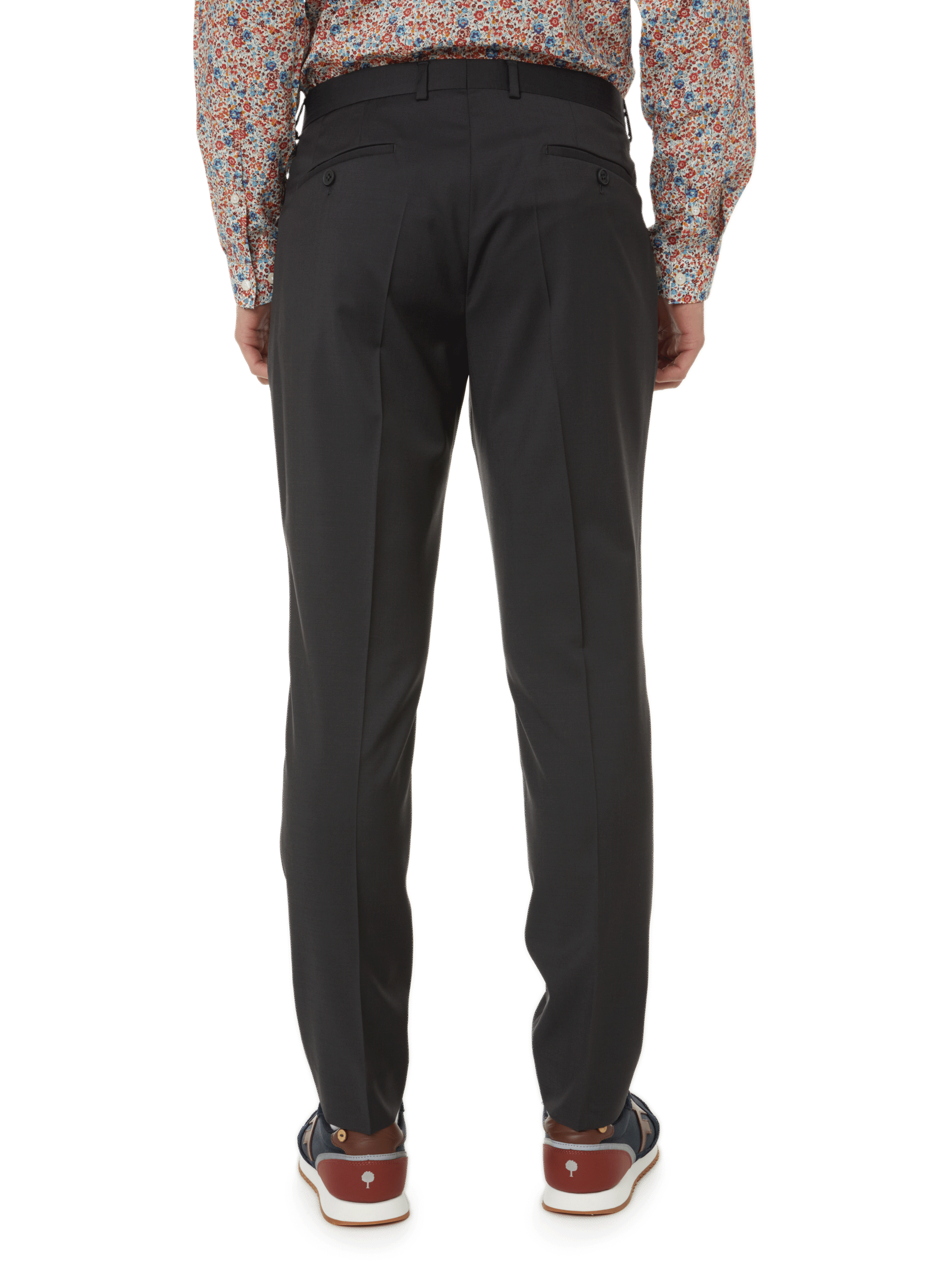Wool-blend suit trousers SAISON 1865 Grey