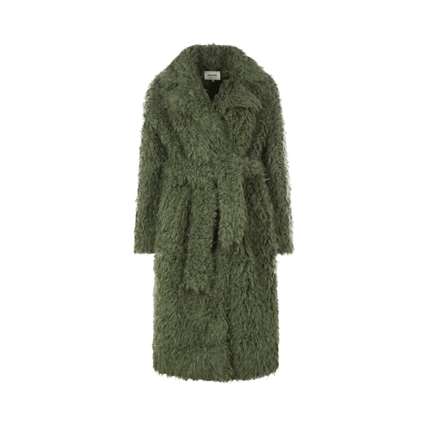 Manteau long en fausse fourrure Manteau long en fausse fourrure