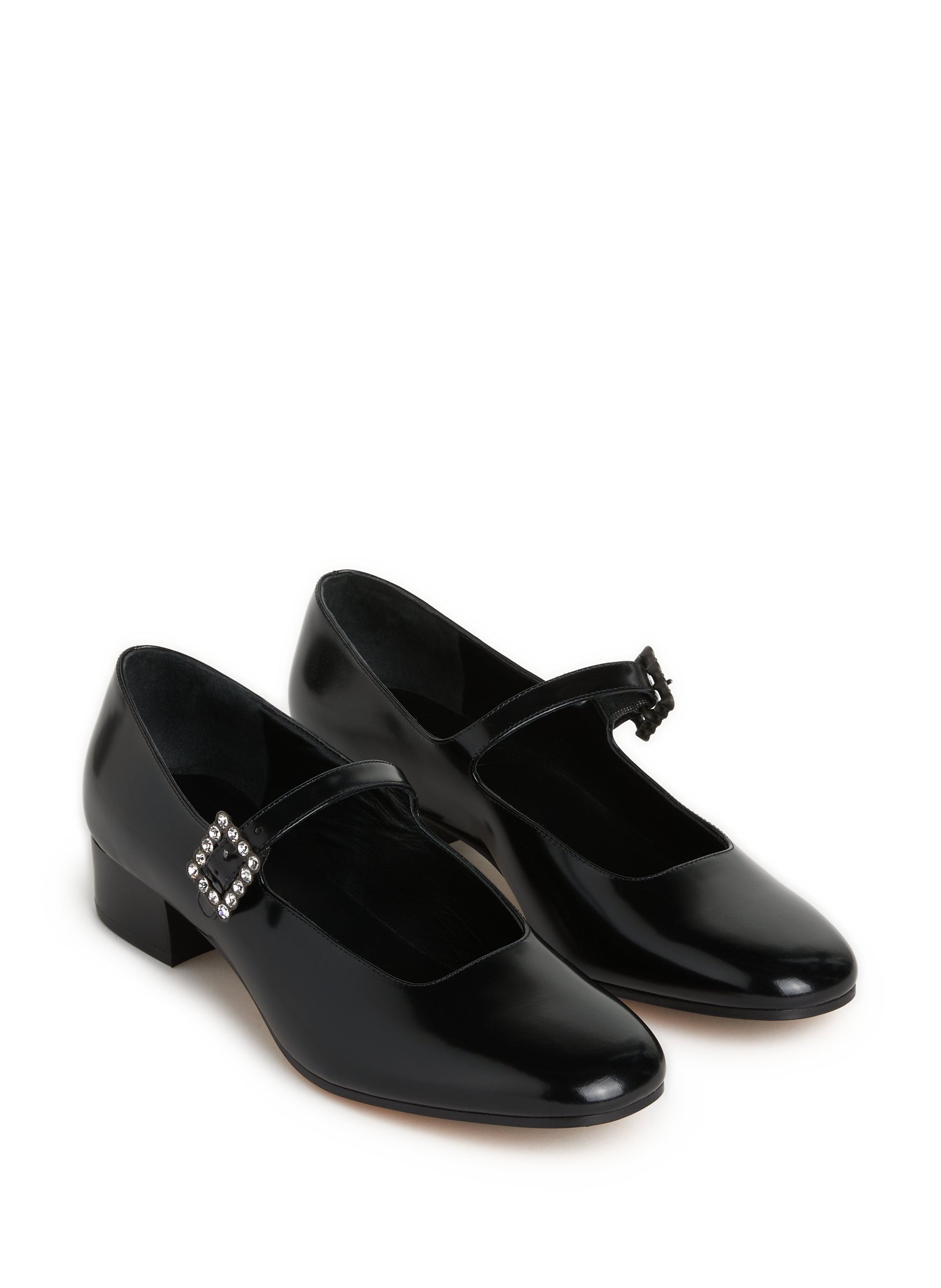 Babies Agatha en cuir LE MONDE BÉRYL Noir