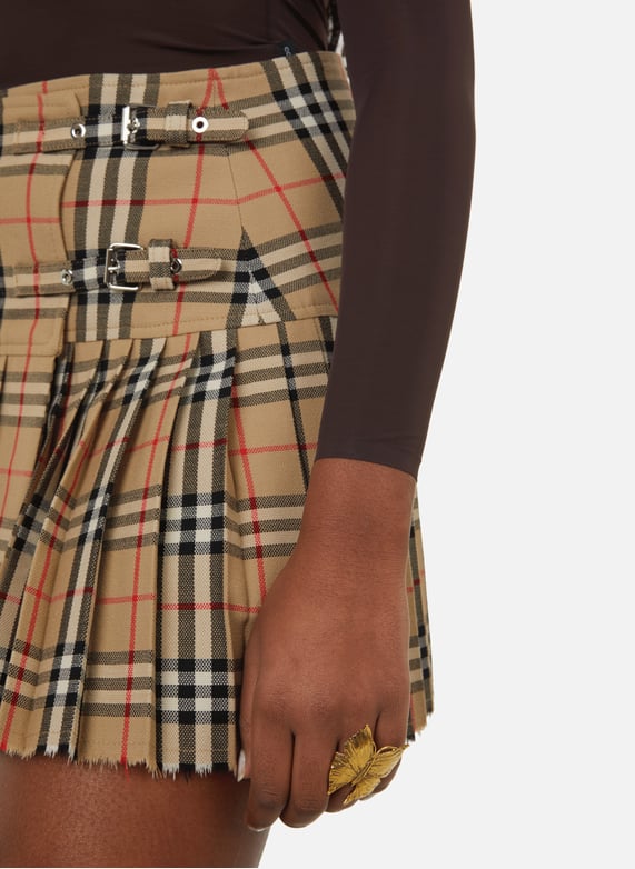 Jupe burberry laine hot sale
