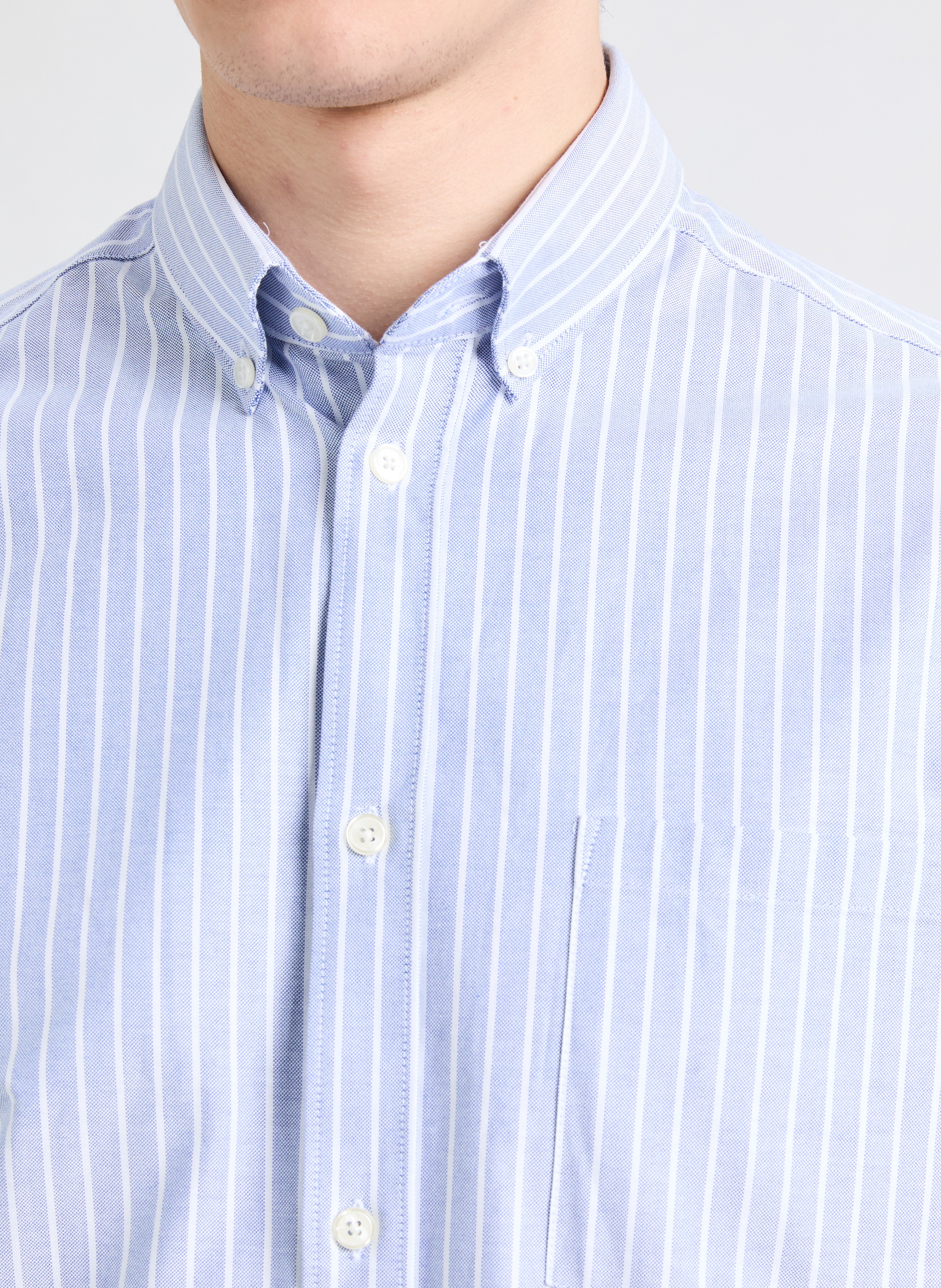 Chemise à rayures AU PRINTEMPS PARIS Bleu