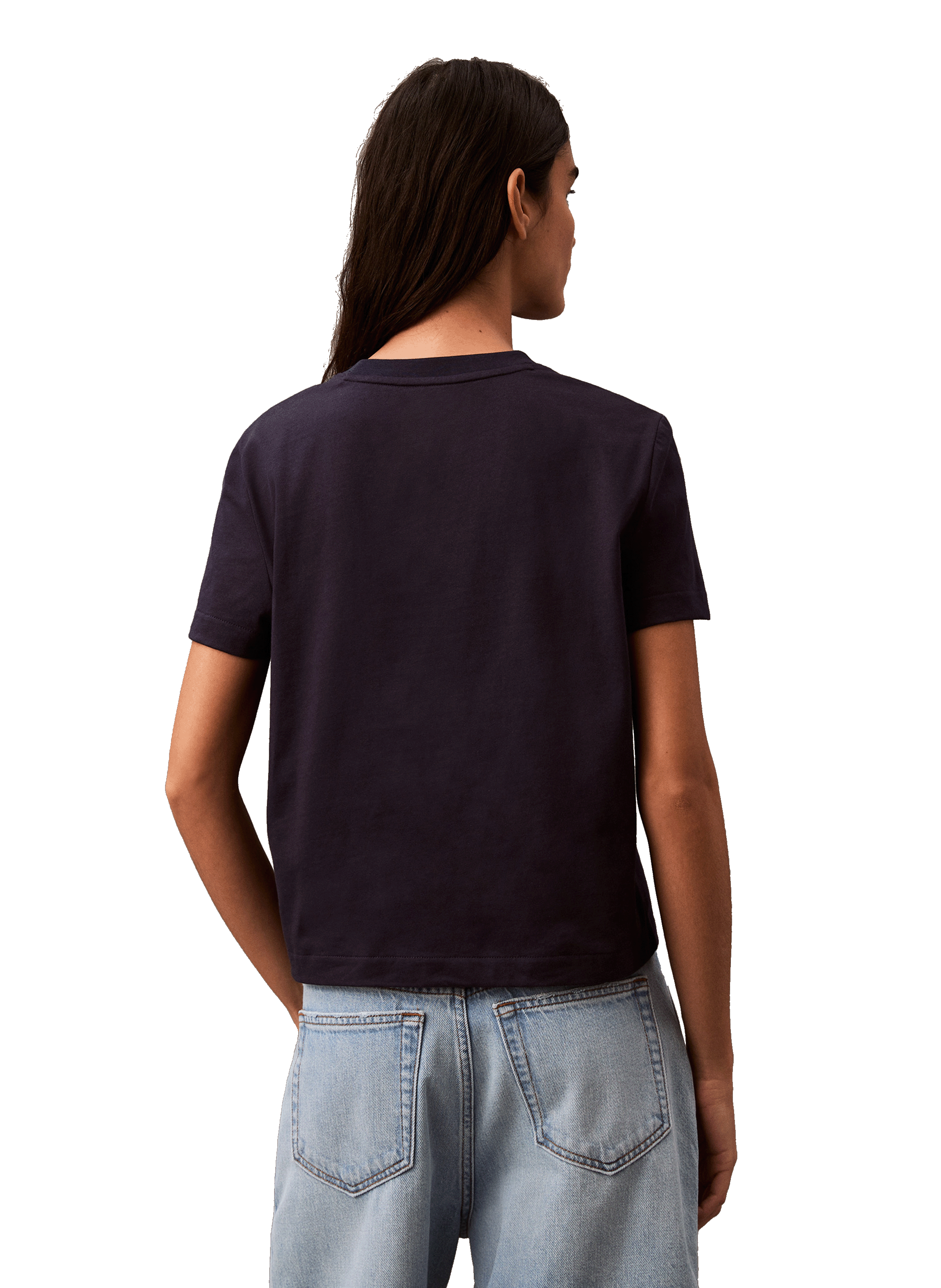T-shirt en coton CALVIN KLEIN Bleu