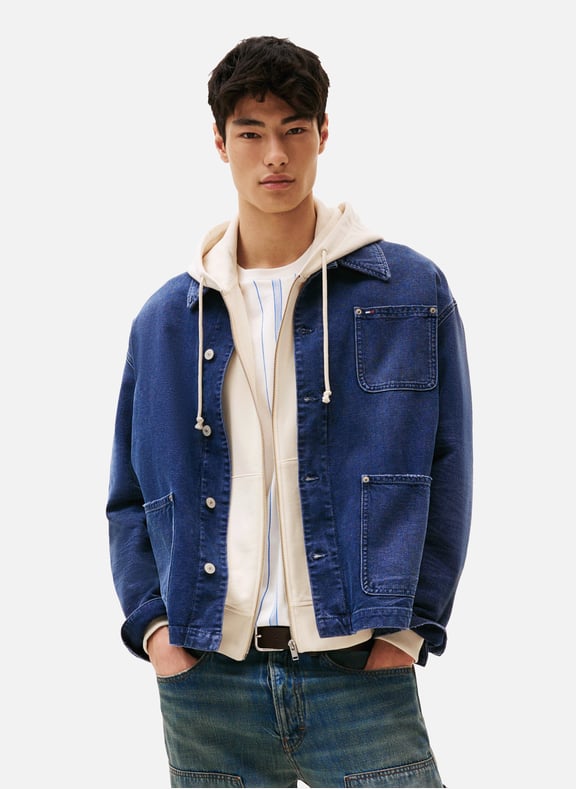 Denim jacket Blue by TOMMY HILFIGER TOMMY HILFIGER Denim jacket Blue