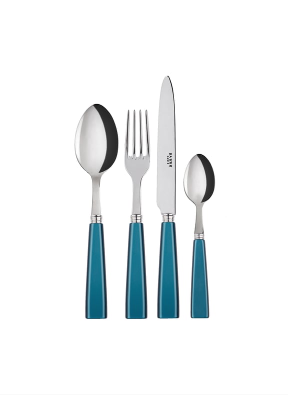 Set de 4 couverts de table, icône Bleu by SABRE PARIS SABRE PARIS Set de 4 couverts de table, icône Bleu