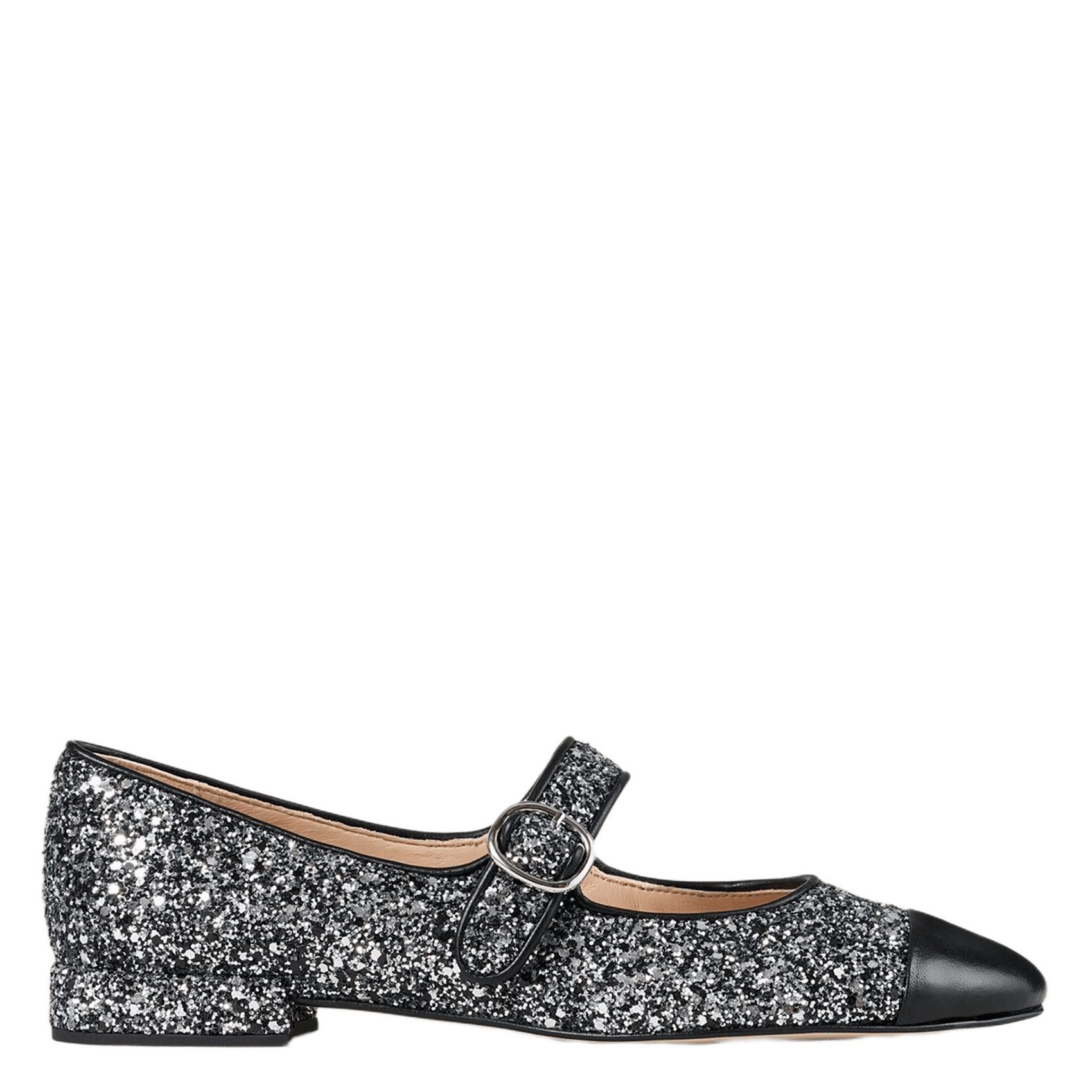 Ballerines pailletées à bout rond SANDRO Noir