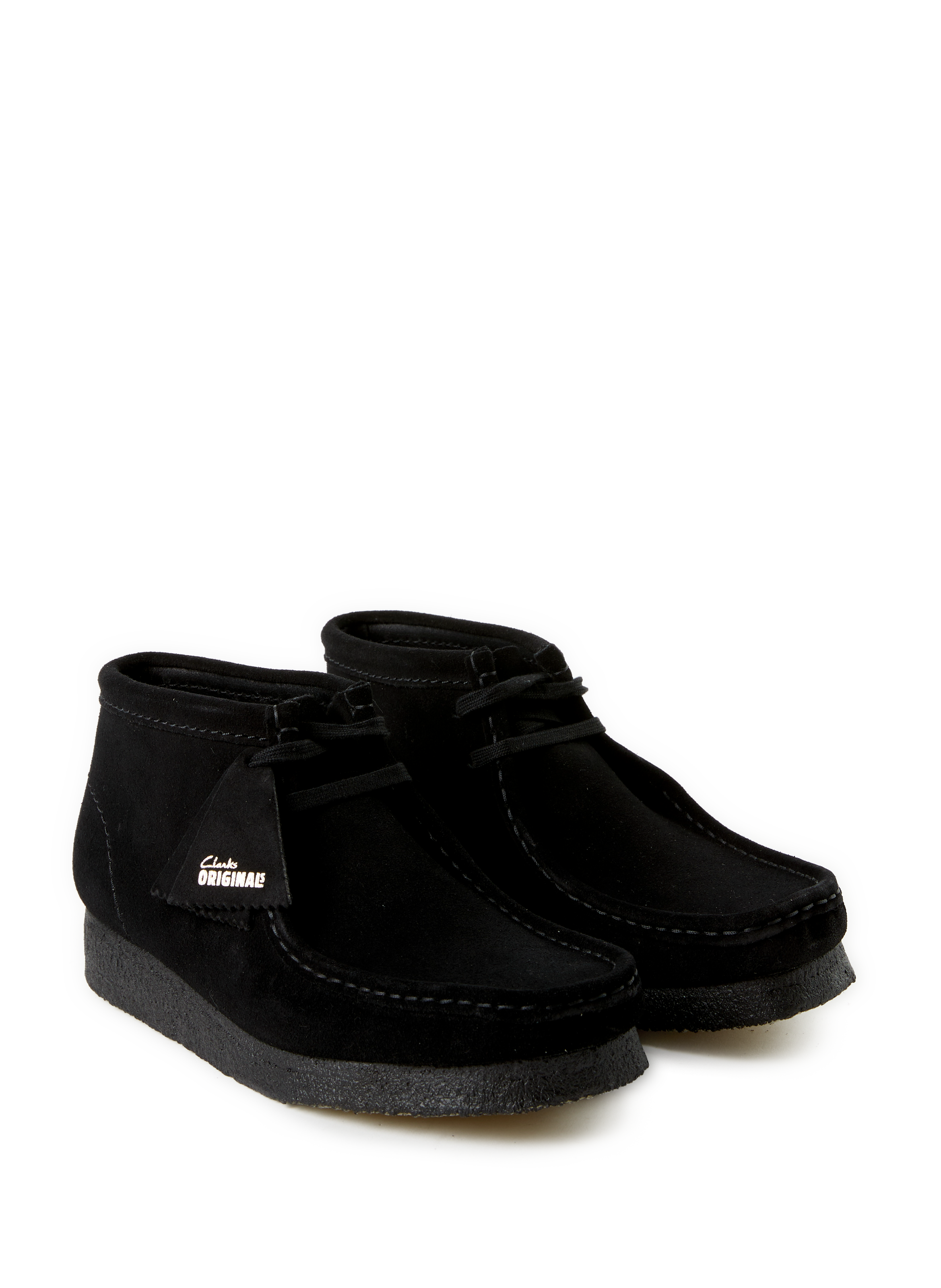 Calfskin leather lace-up loafers CLARKS Black