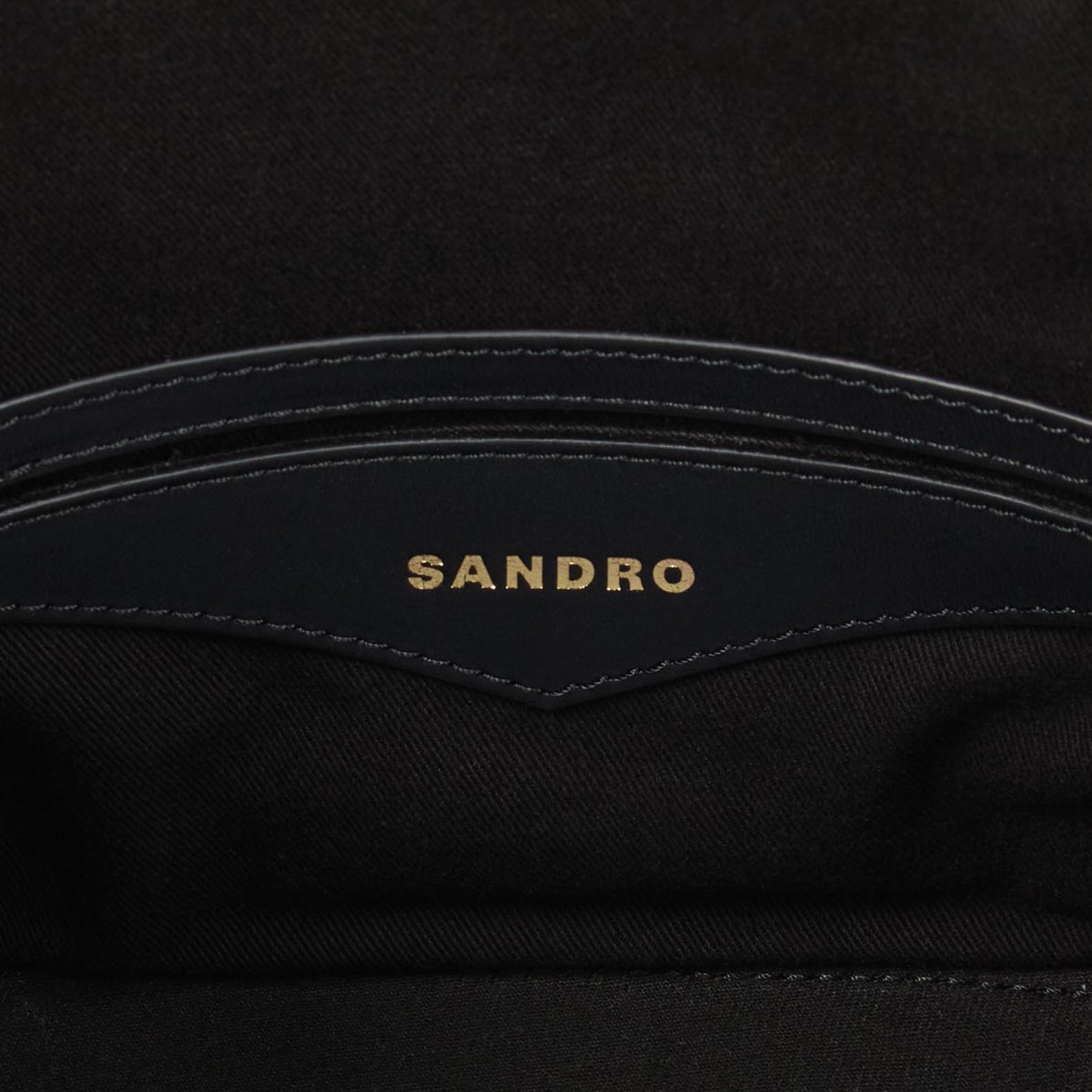 Sac seau en suède tangoso SANDRO Noir