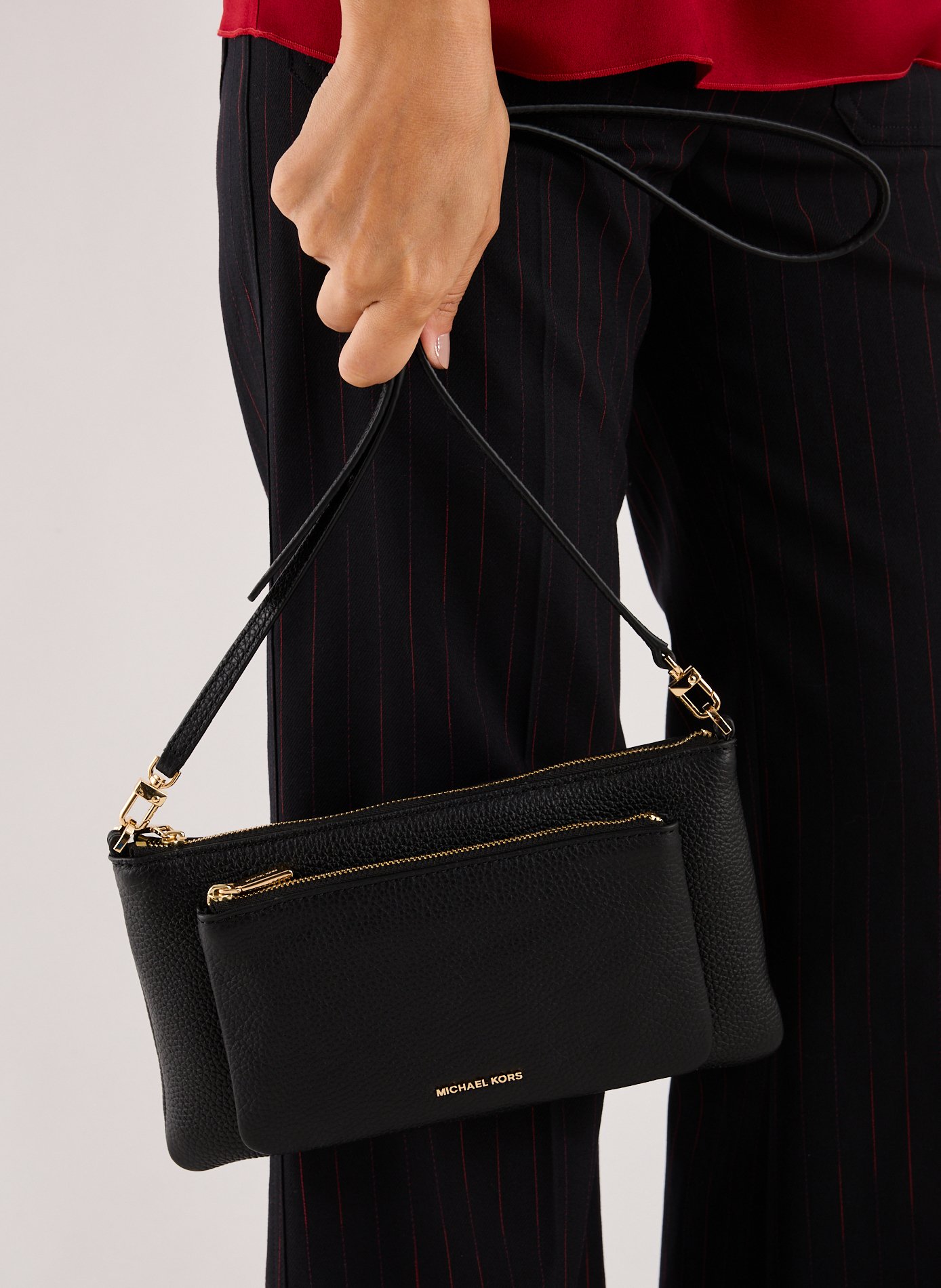 Leather Shoulder bag MICHAEL KORS Black