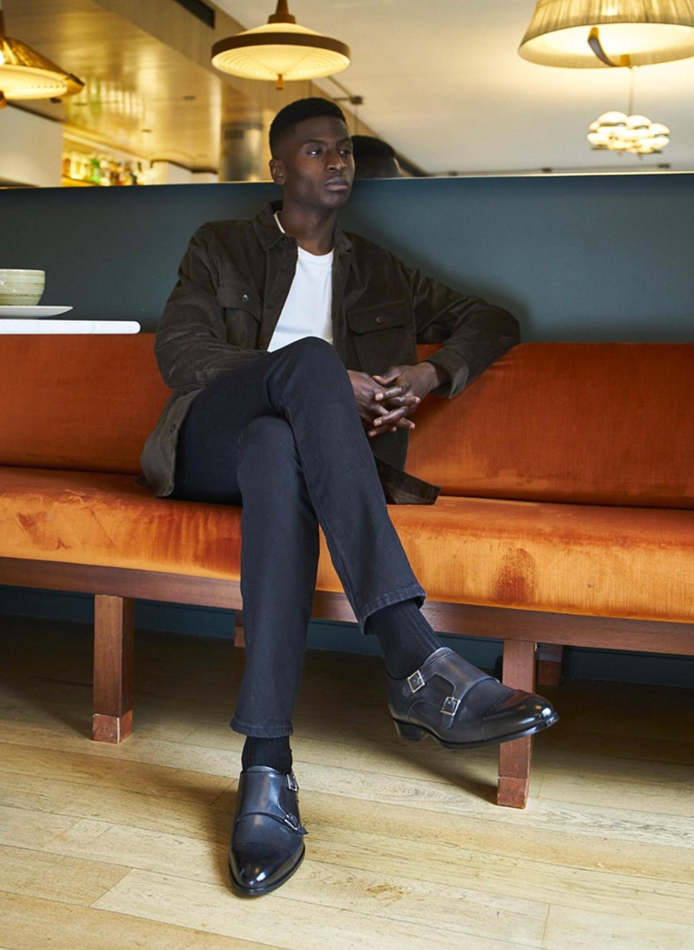 Richelieu cuir feliciano FINSBURY Gris