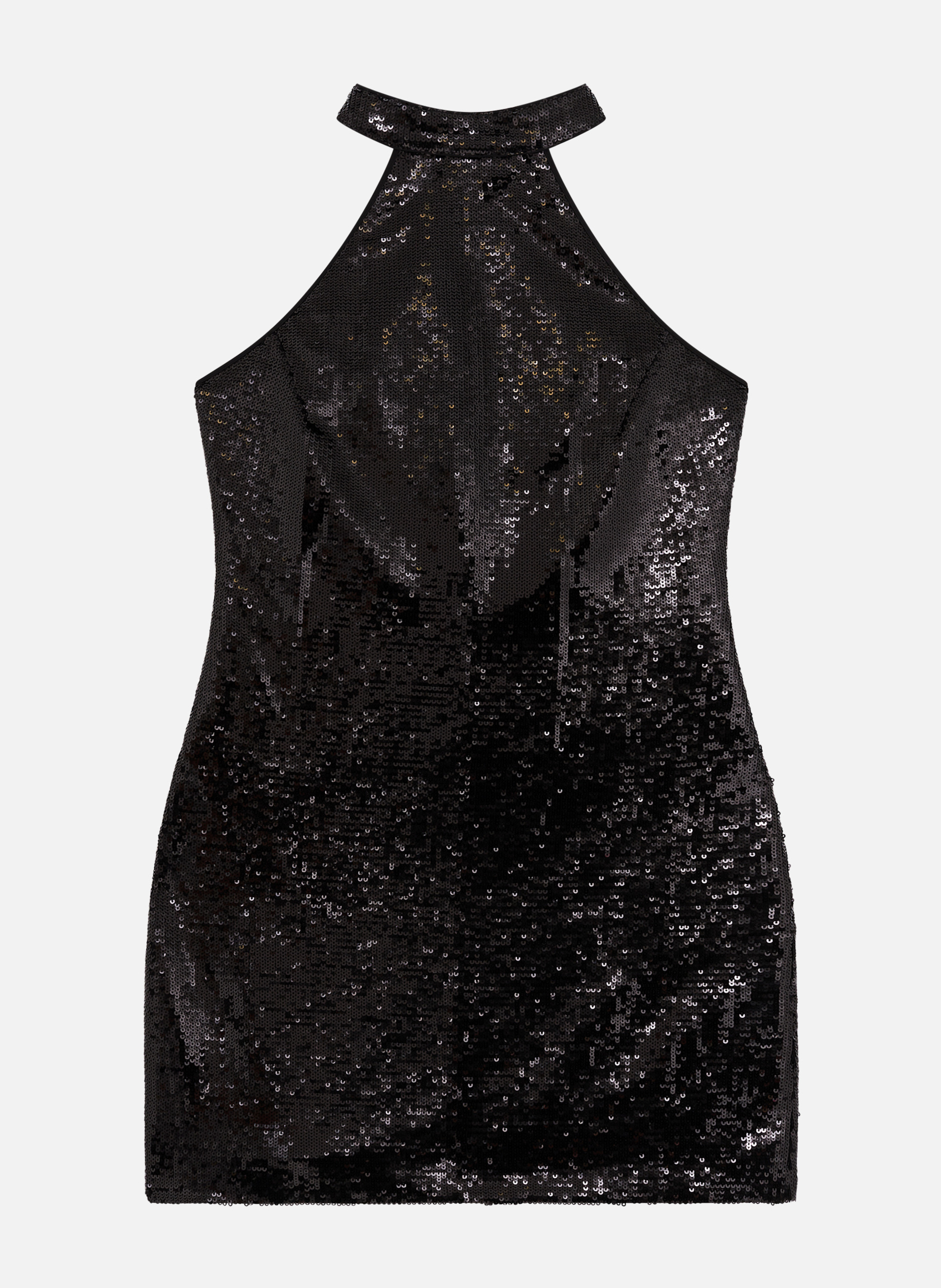 Robe courte en sequins THE KOOPLES Noir
