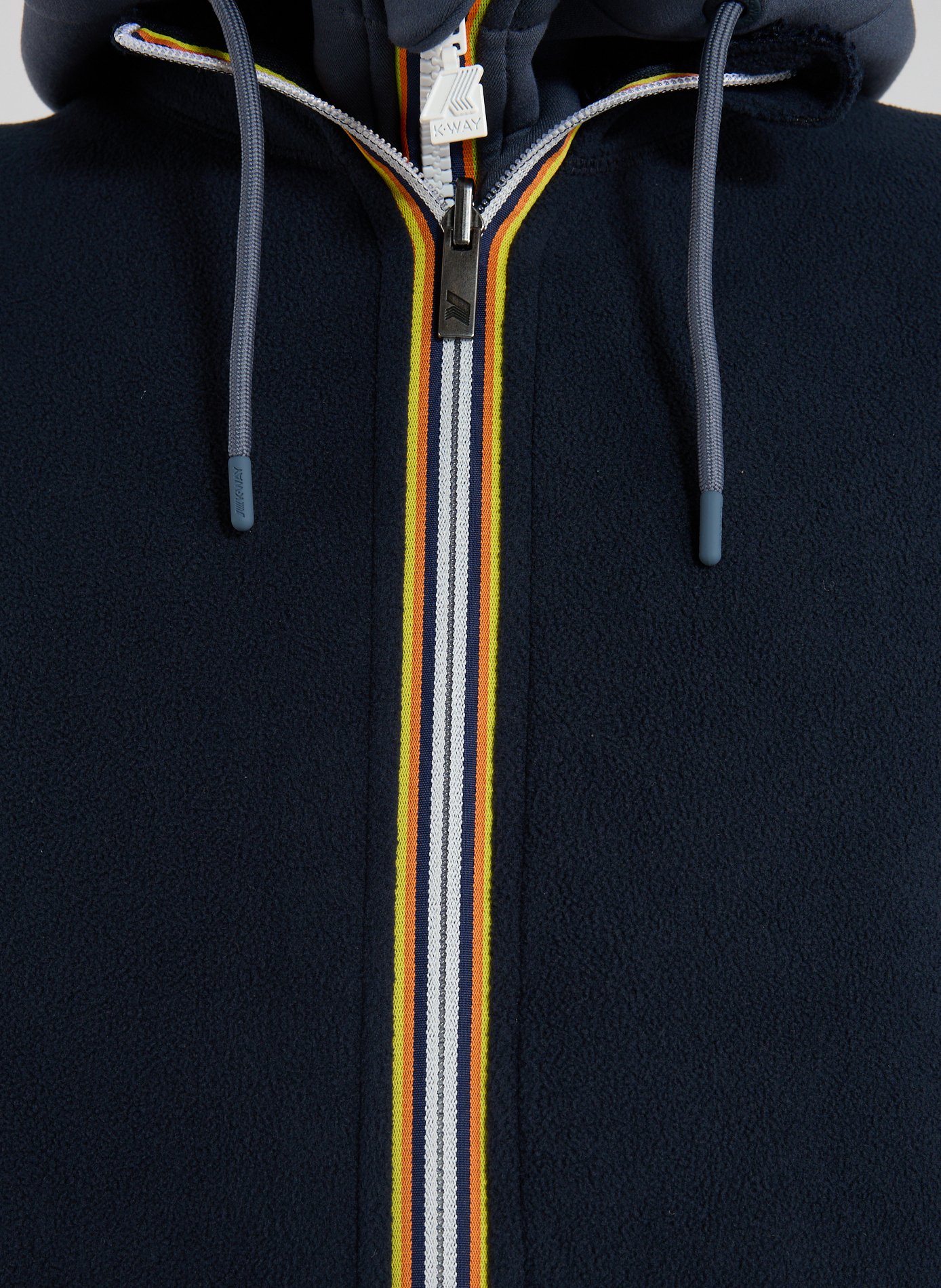 Sleeveless high neck vest K-WAY Blue