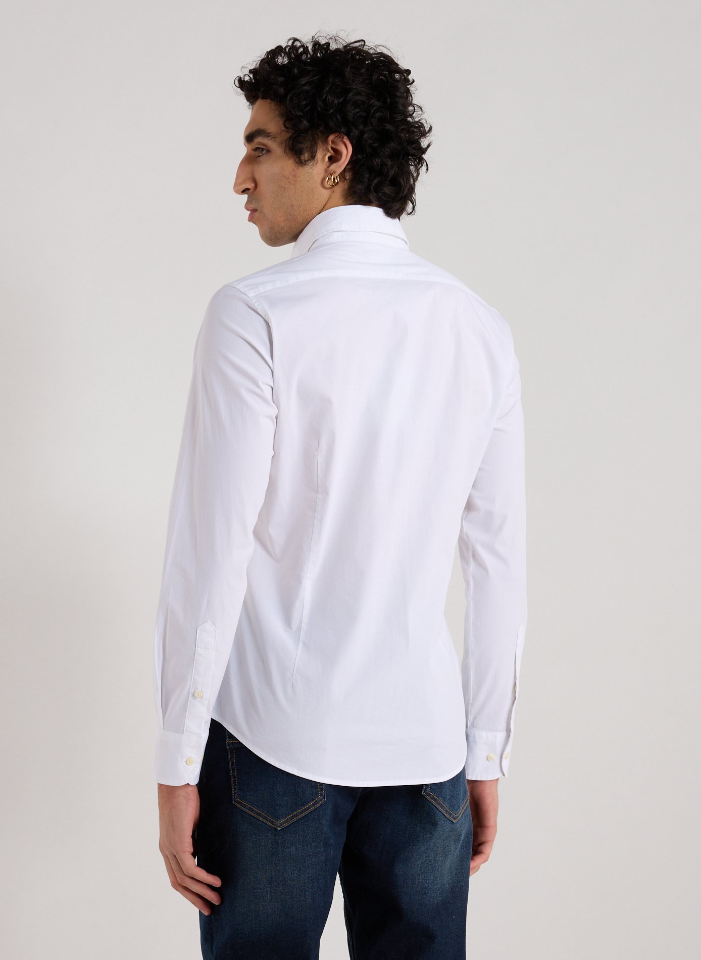 Chemise en coton slim LA MARTINA Blanc