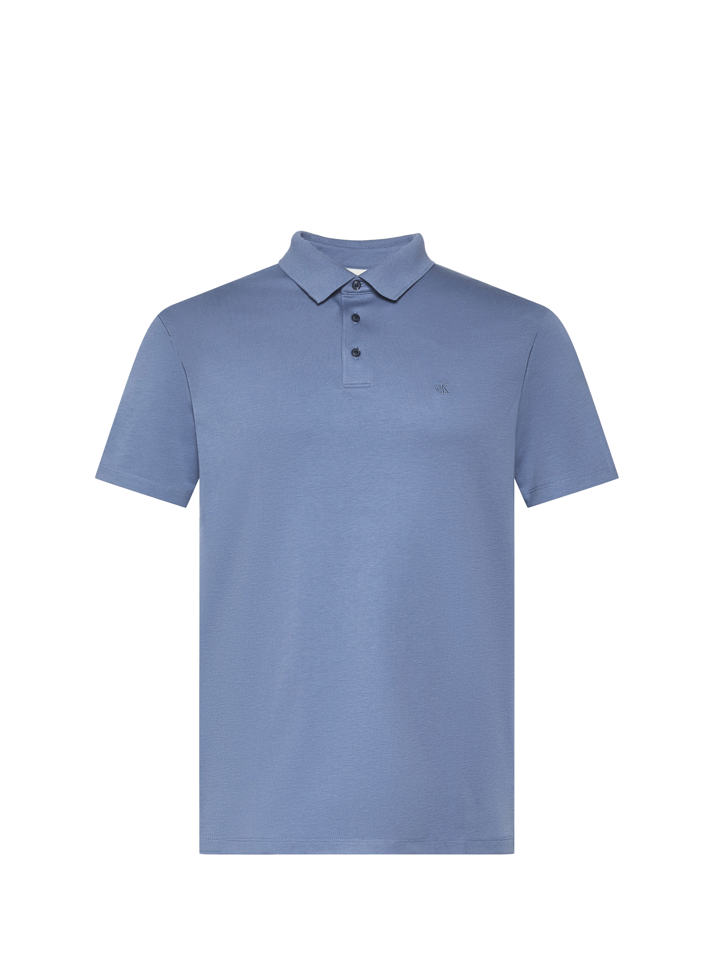 CALVIN KLEIN  Cotton polo shirt  Blue