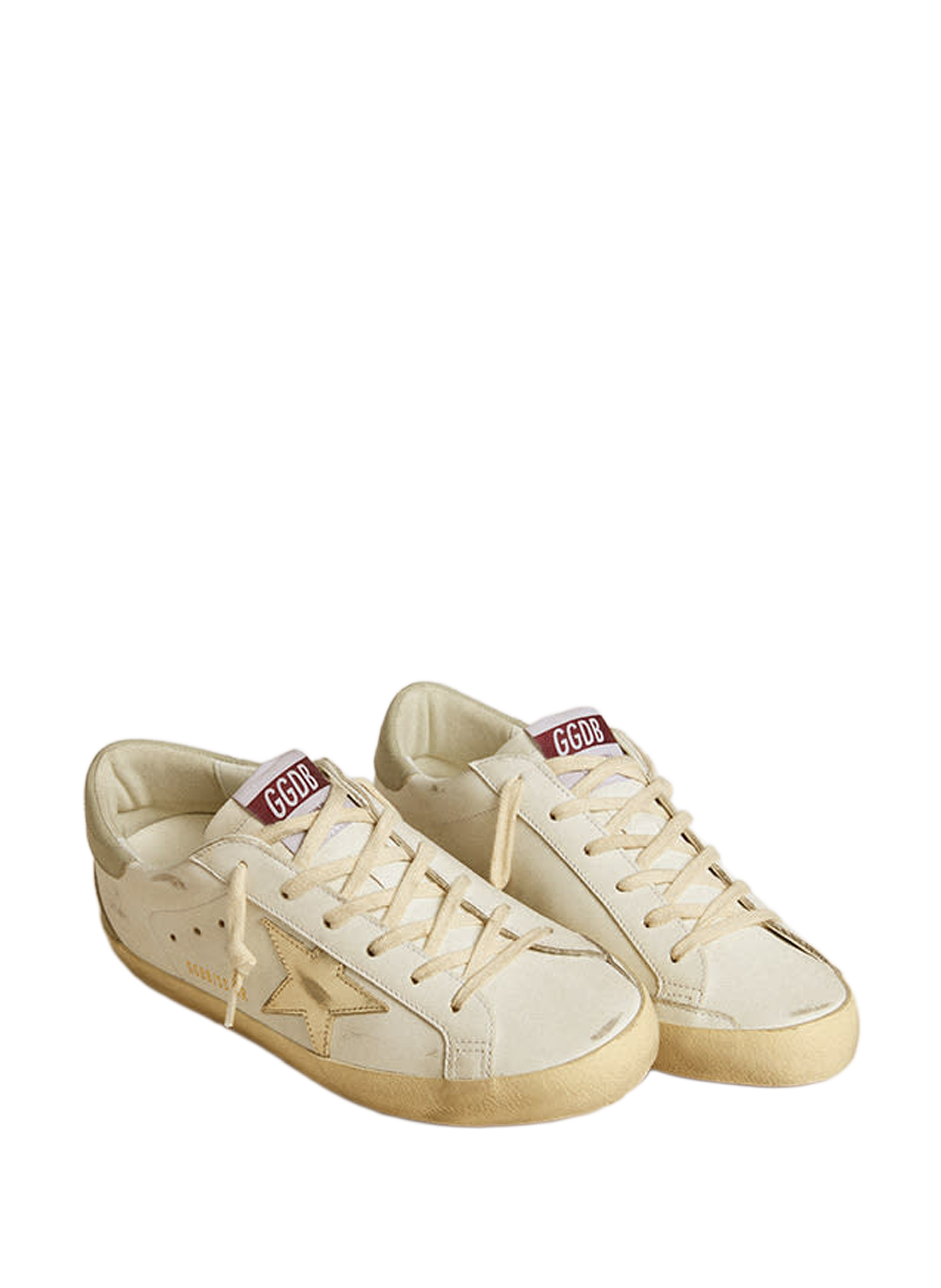 Baskets SUper-Star en cuir  GOLDEN GOOSE Blanc