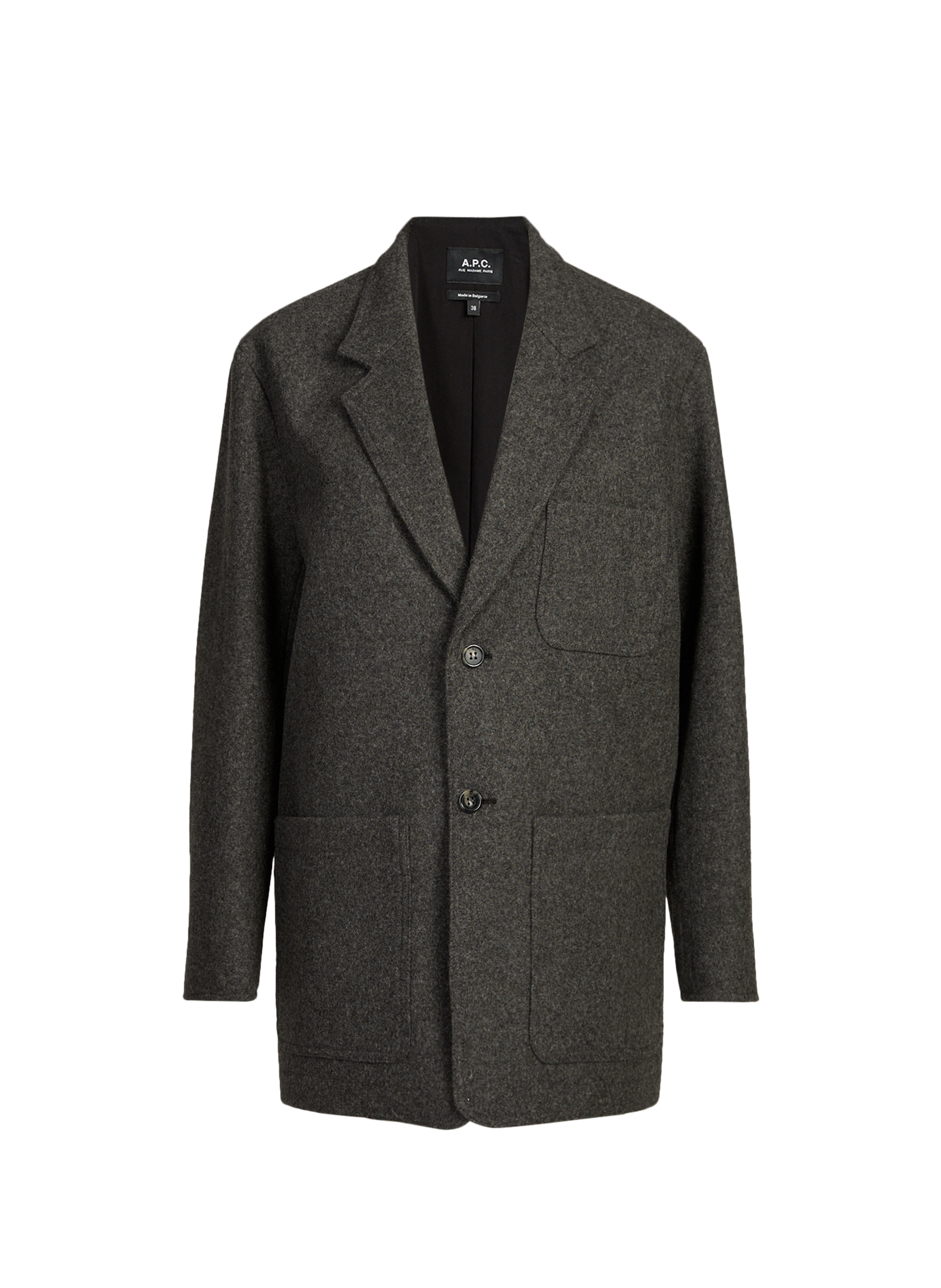 Tailored wool jacket A.P.C. Grey