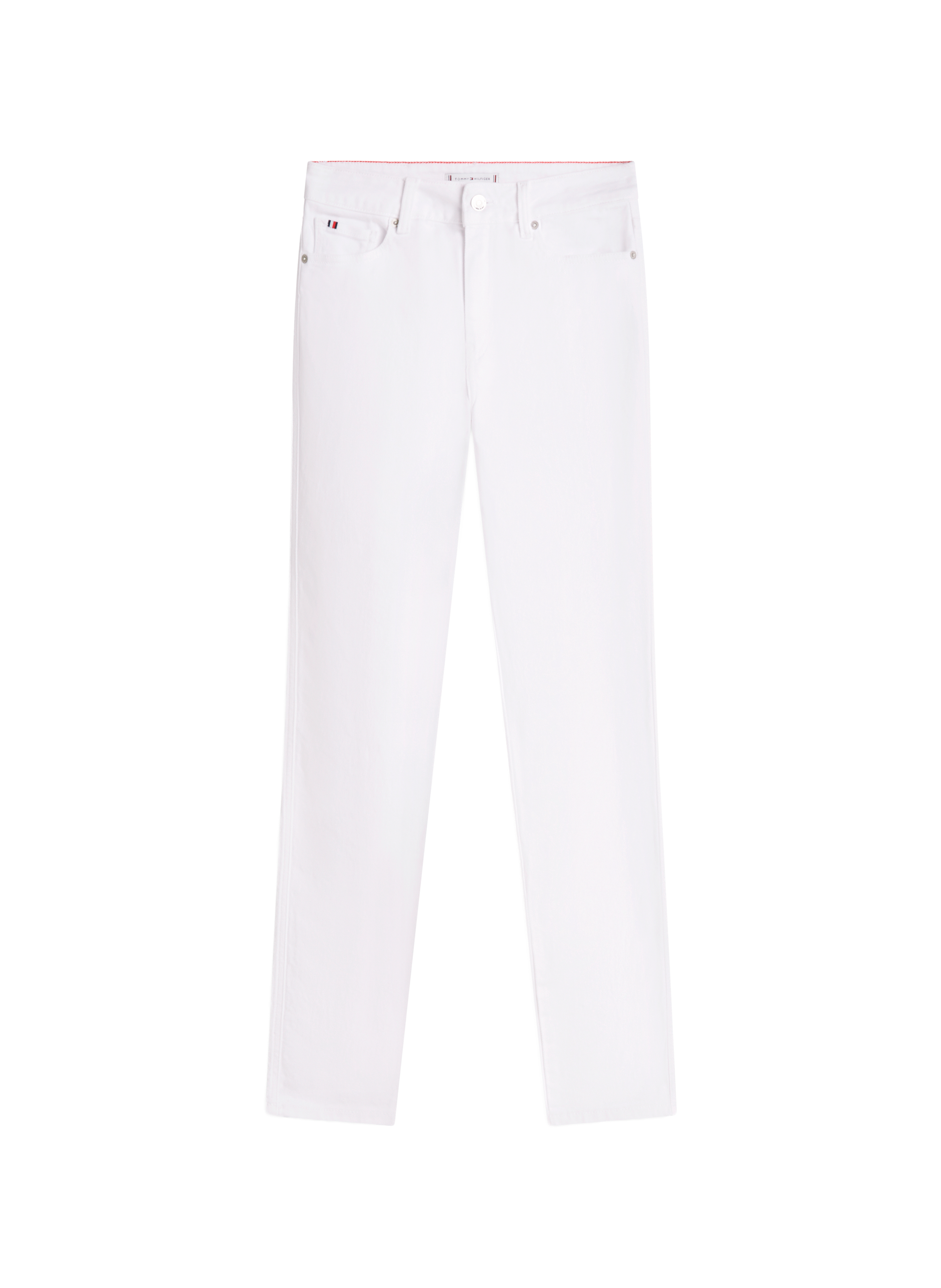 Jean slim en coton mélangé TOMMY HILFIGER Blanc