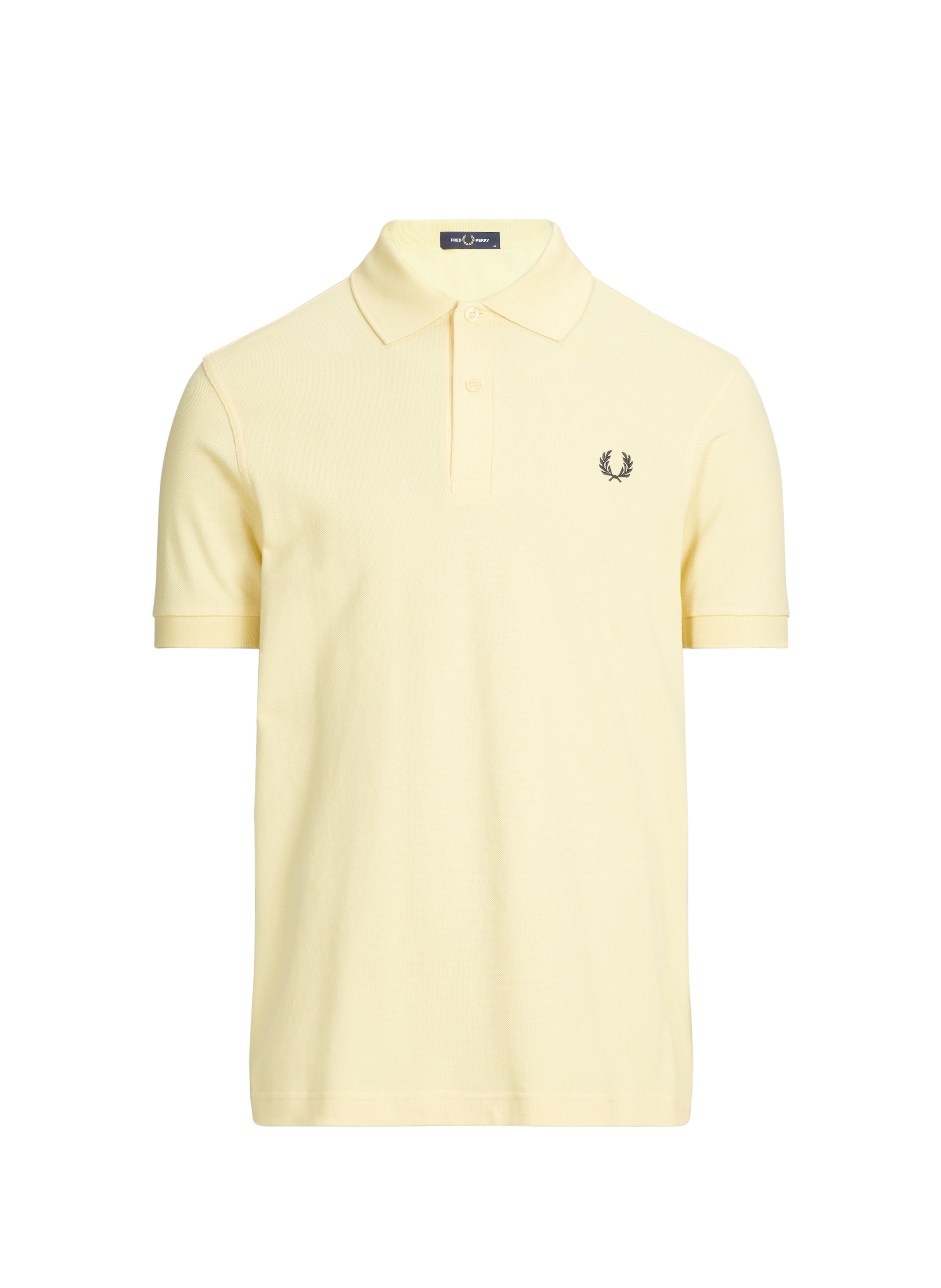 Cotton pique polo shirt FRED PERRY Yellow