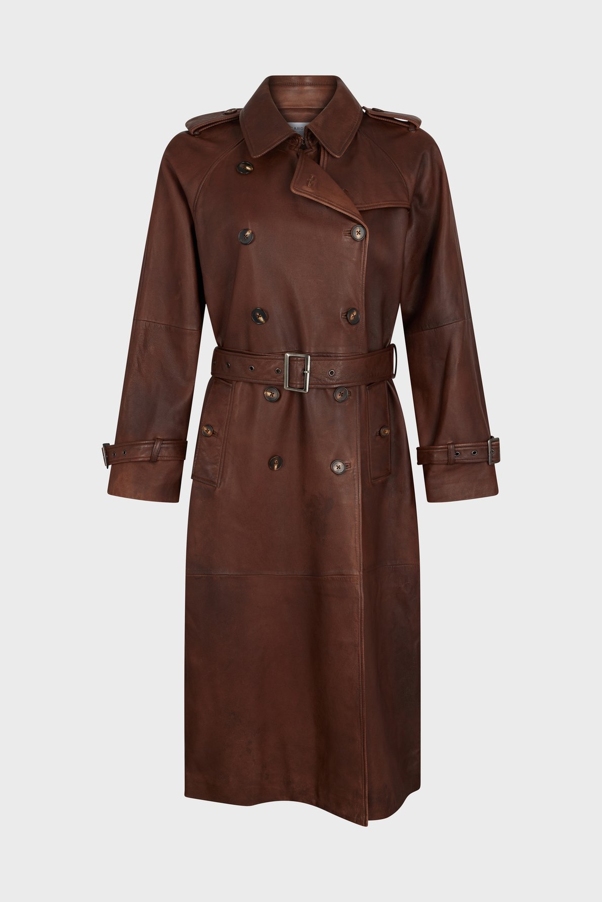 Trench en cuir d'agneau - lexie GERARD DAREL Marron