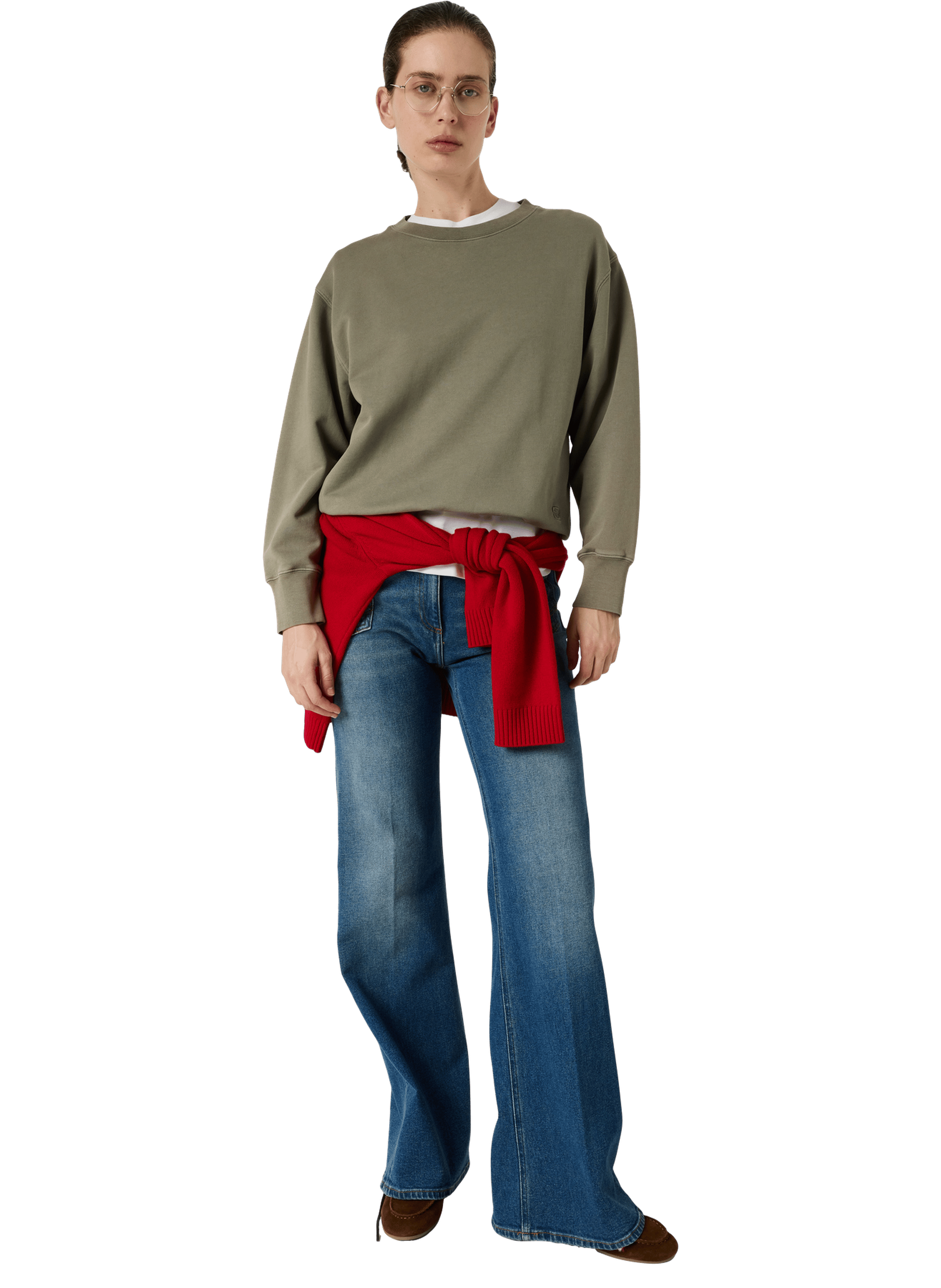 Sweat en coton - misha GERARD DAREL Vert