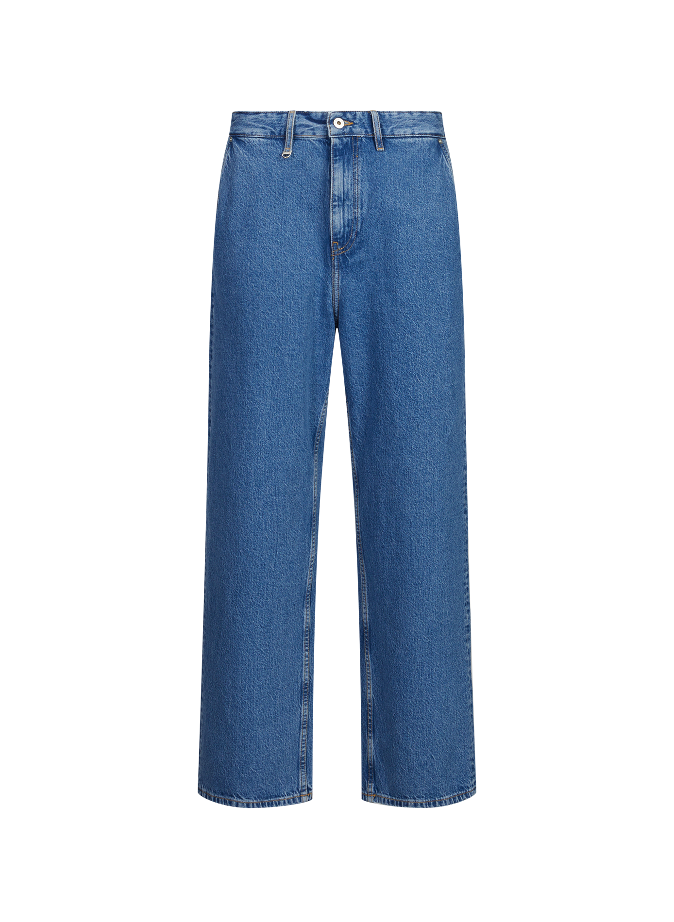 Jean à jambes larges en coton WON HUNDRED Bleu