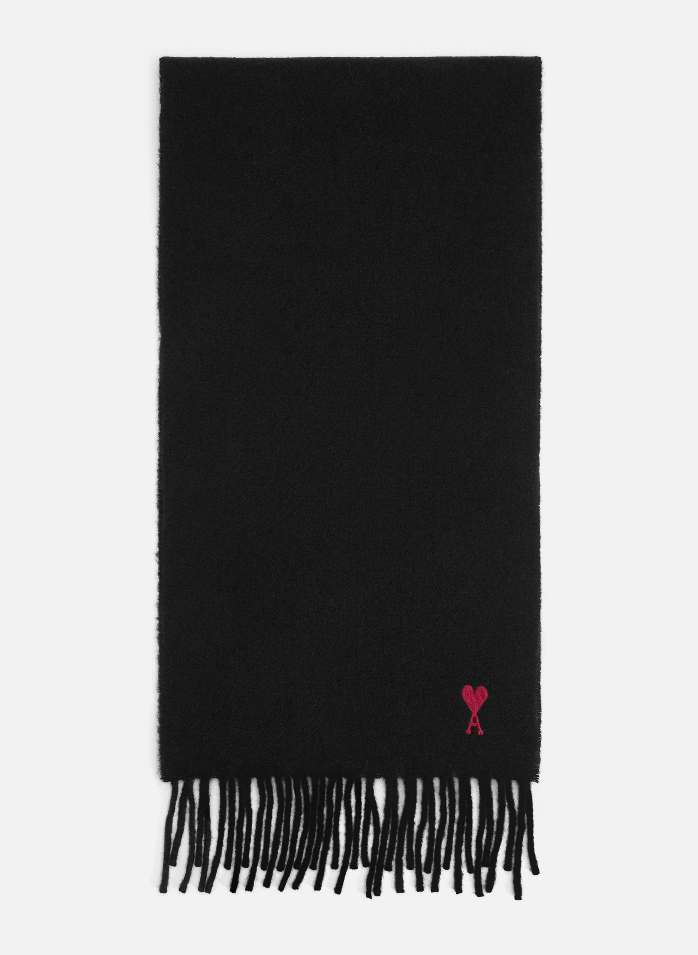 Echarpe Ami de Coeur Rouge unisexe AMI PARIS Noir