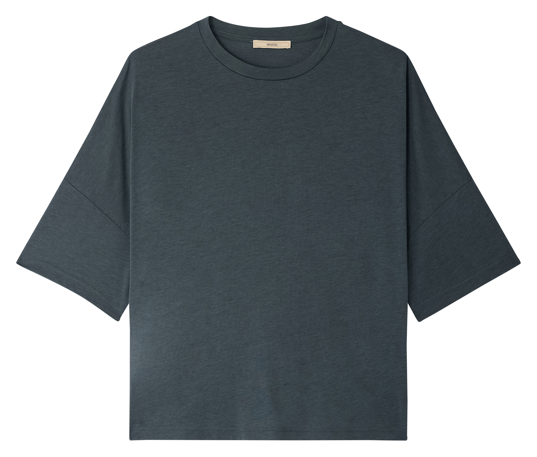 Tee-shirt oversize col rond dorel SESSUN Vert