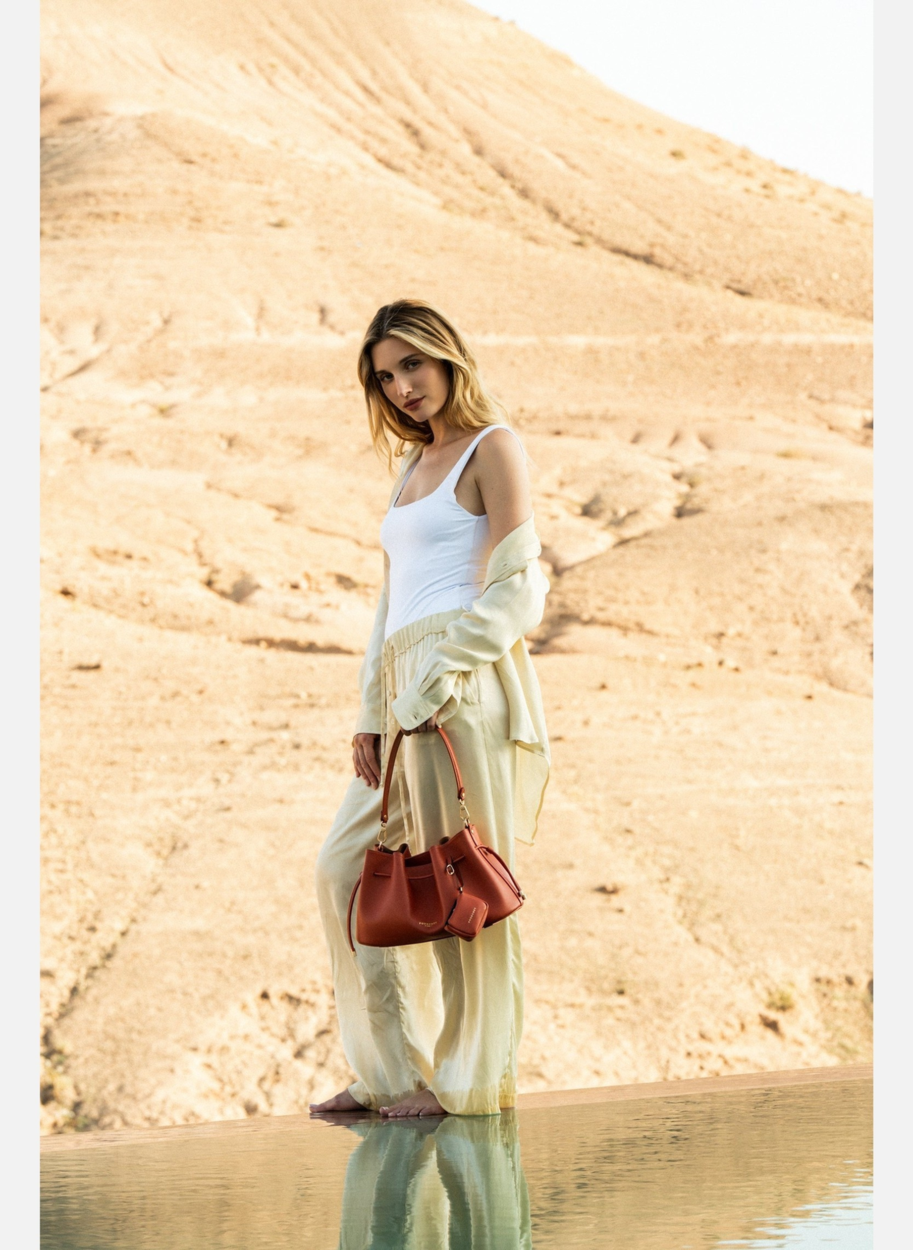 Florin | sac porté épaule POURCHET Orange