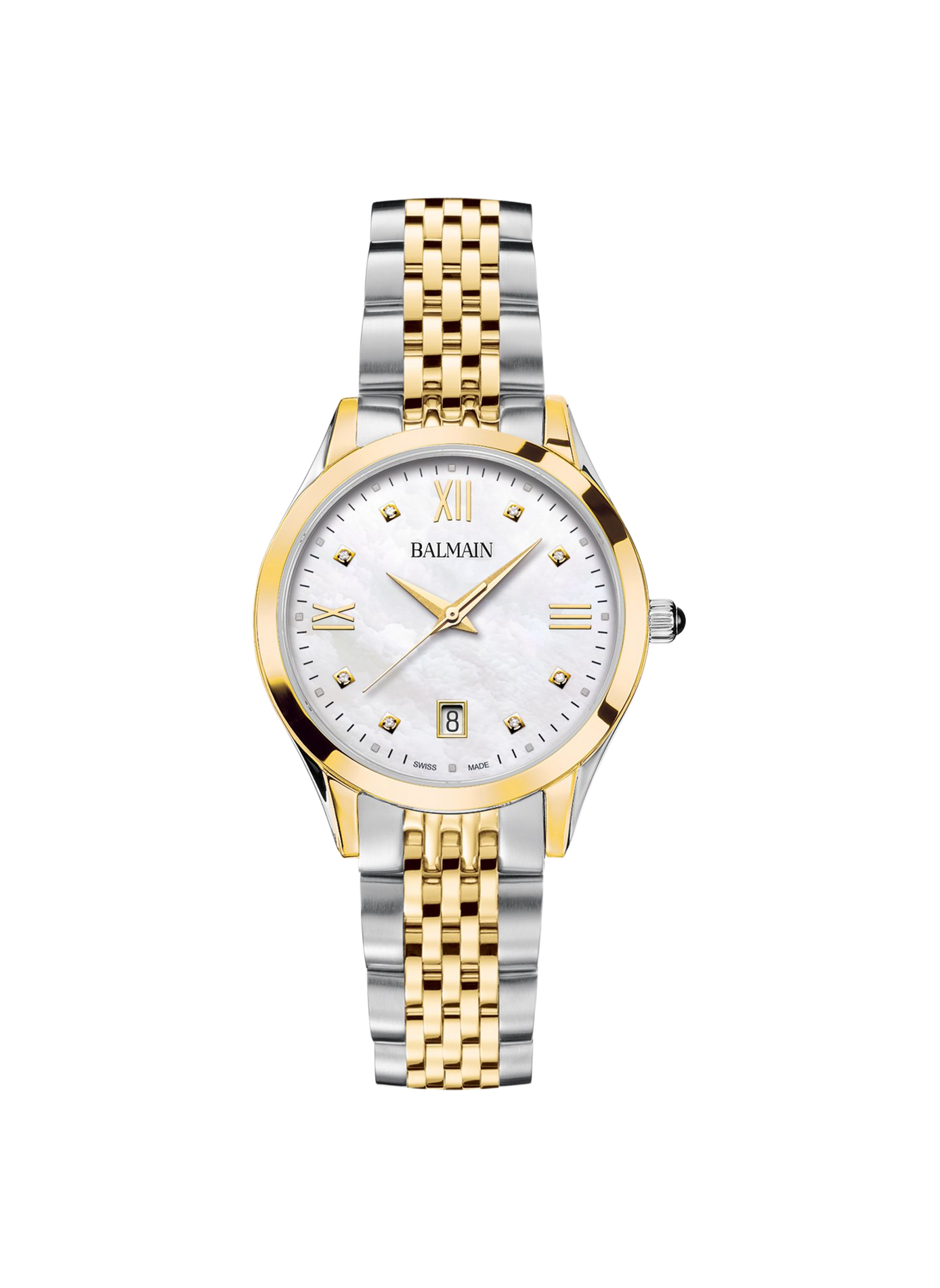 Montre analogique quartz Classic R en acier inoxydable BALMAIN WATCHES Doré