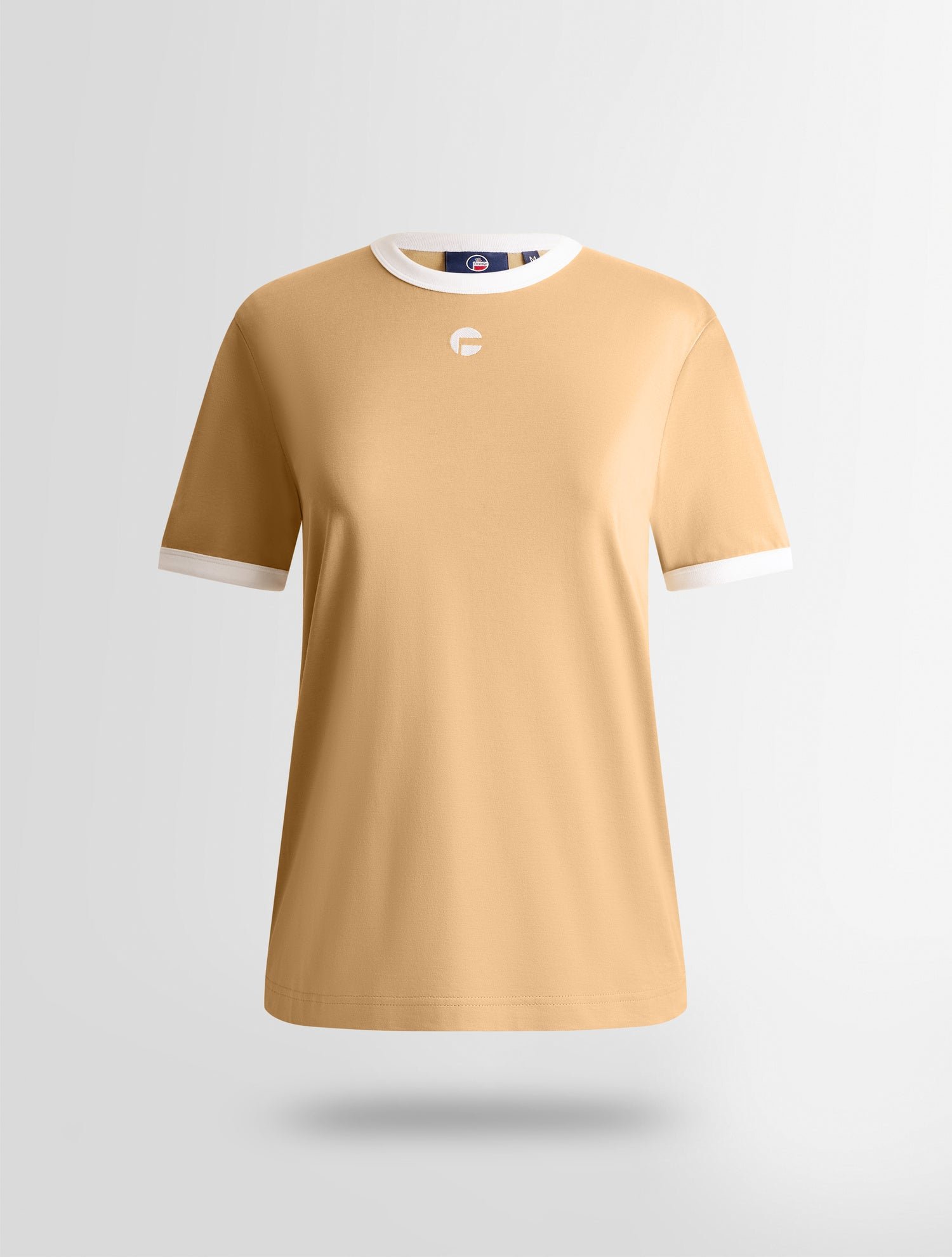 T-shirt tanixa col rond coupe regular FUSALP Marron