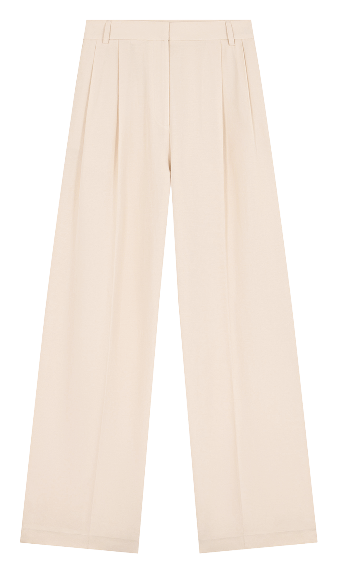 Pantalon à pinces large taille haute hayda IRO Beige