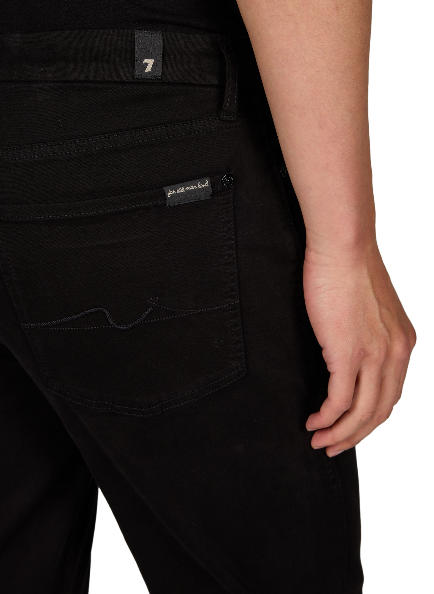 Gerade Hose 7 FOR ALL MANKIND Schwarz