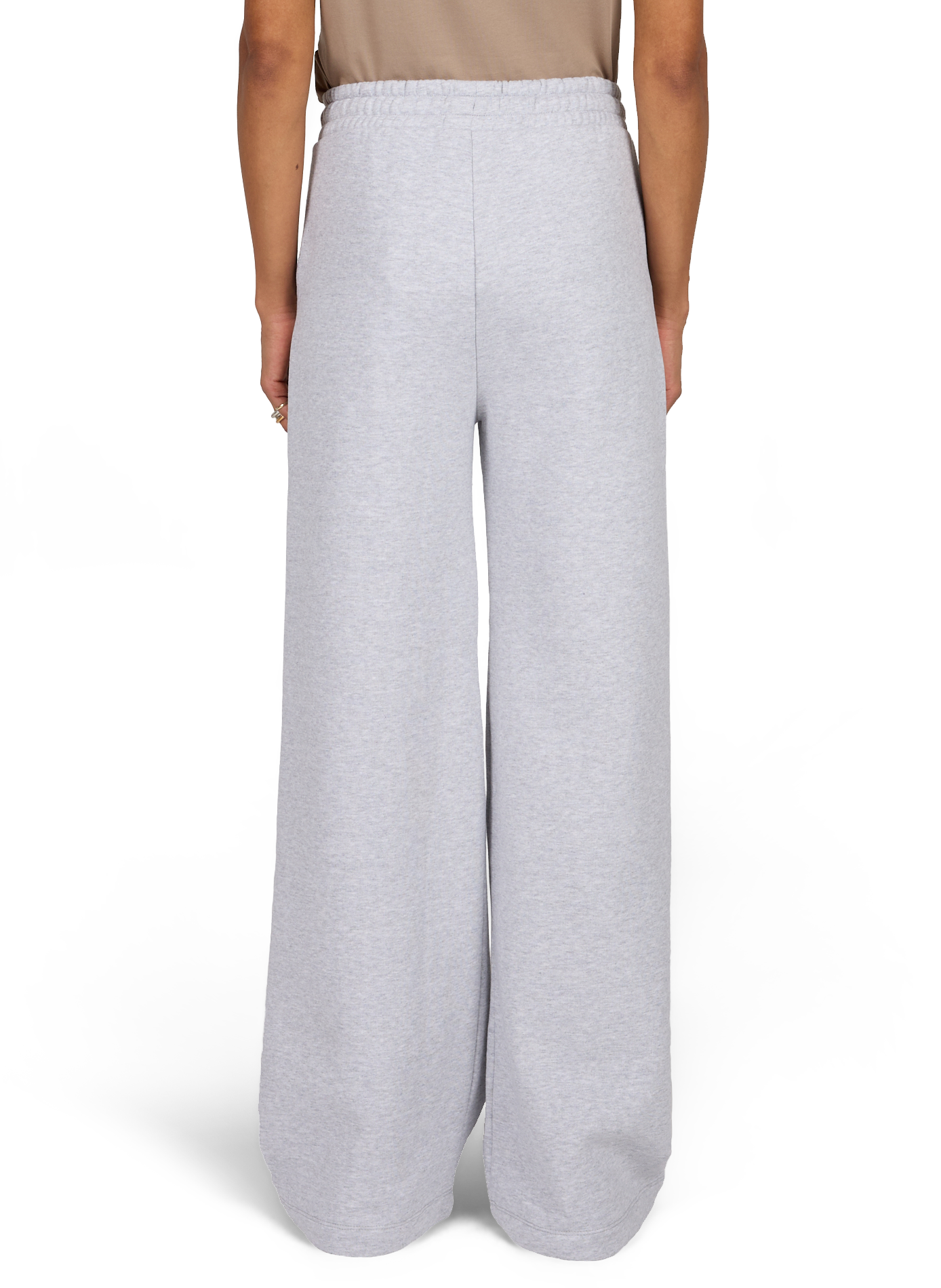 Pleated cotton blend sweatpants GUESS Grey