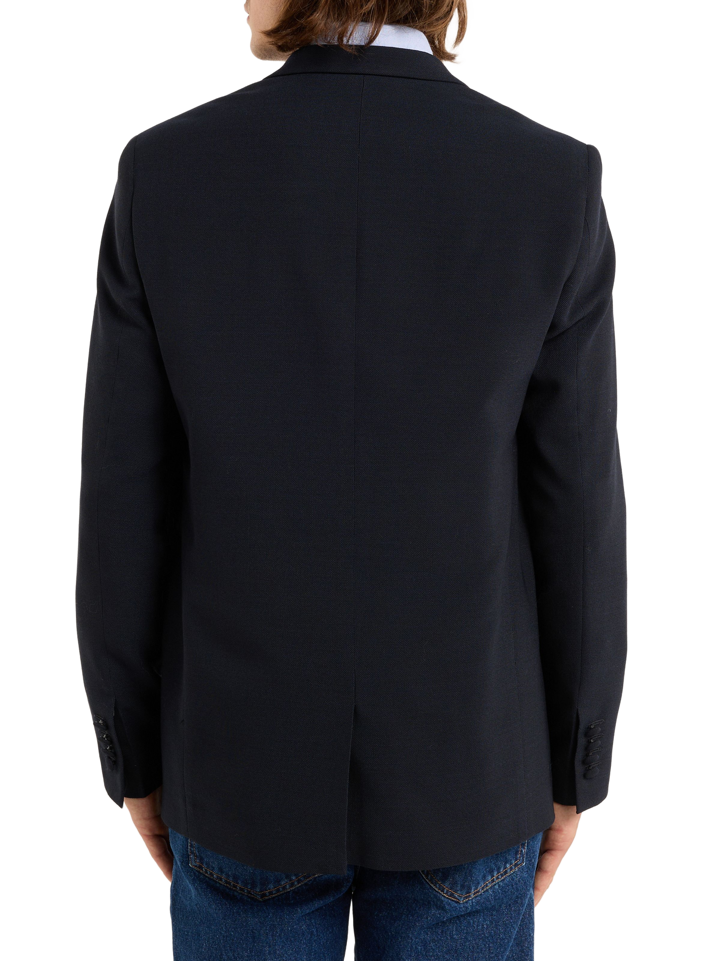 Wool blazer jacket SAISON 1865 Blue
